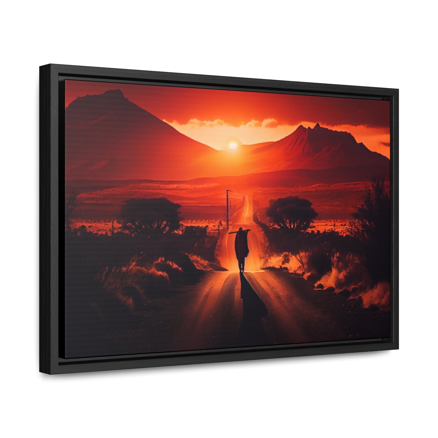 "Not without purpose" - Framed Canvas Wall Art