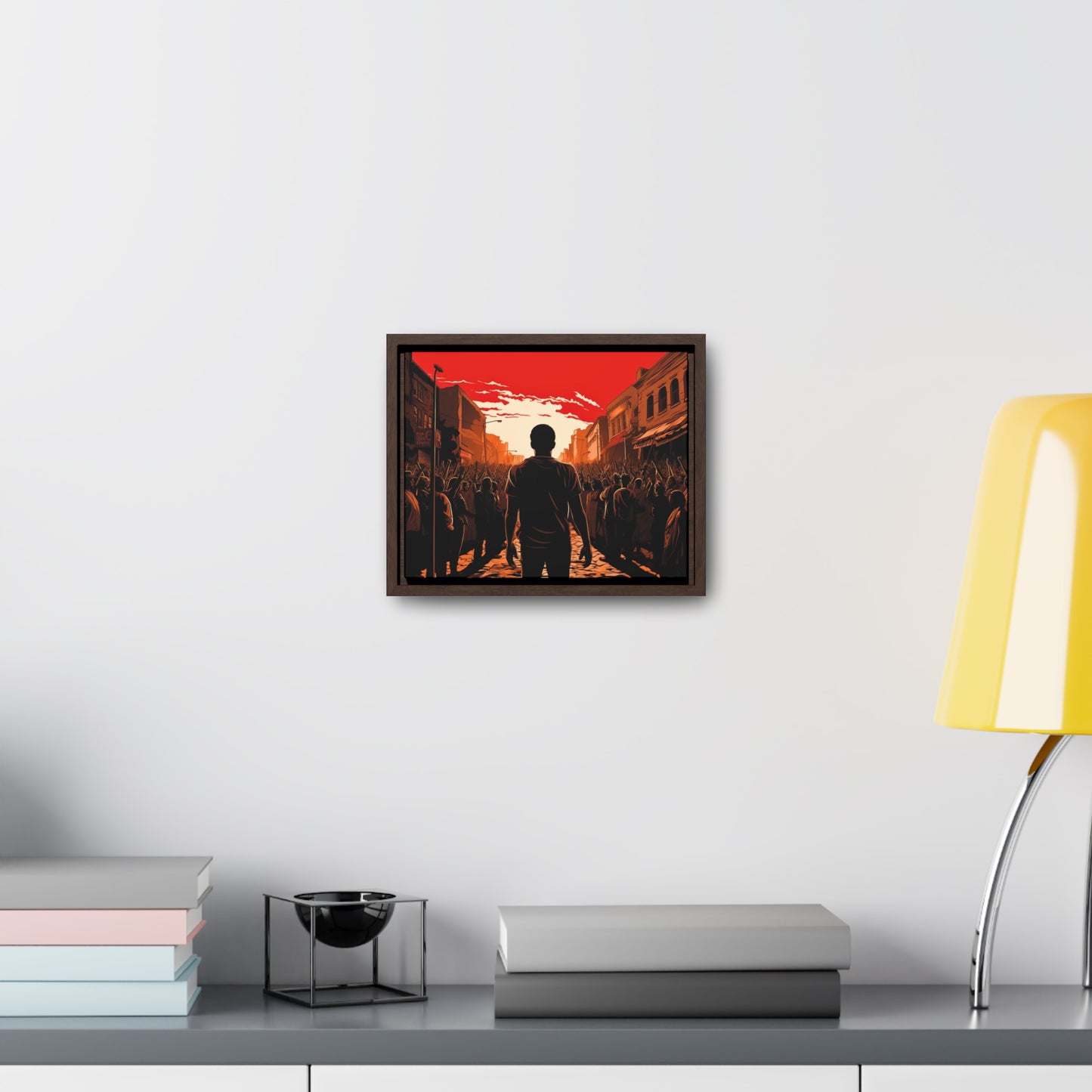 ሳይደፈርስ አይጠራም - Framed Canvas Wall Art