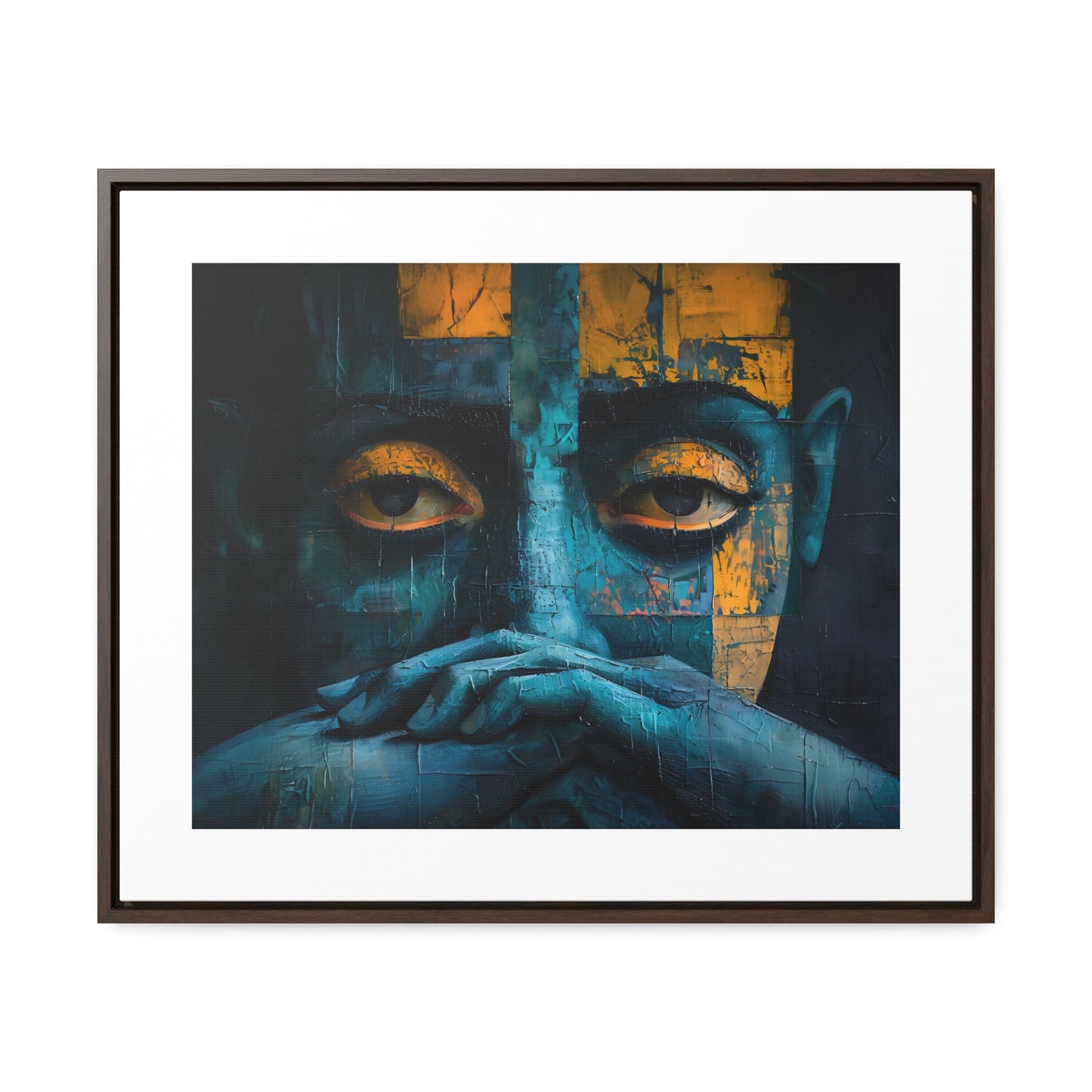 Silent Contemplation - Framed Canvas Wall Art
