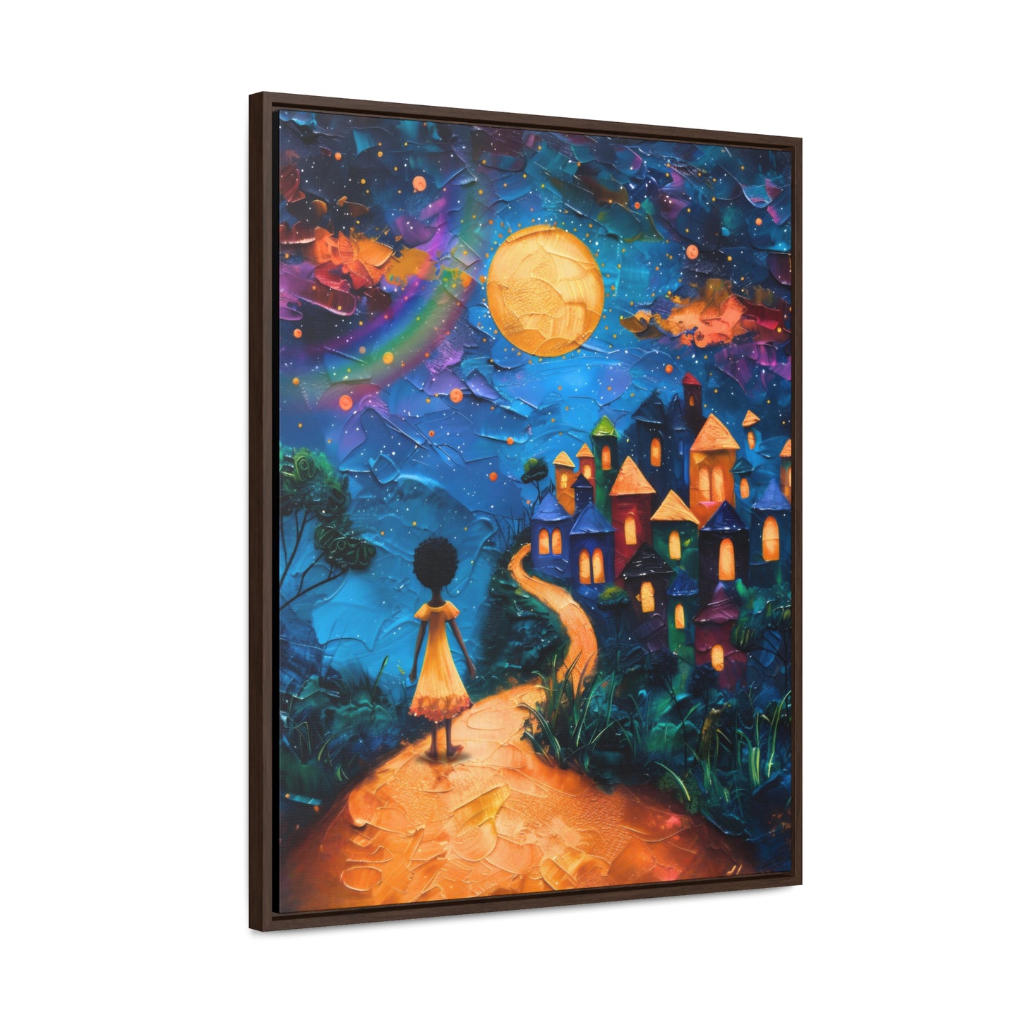 Path to Abundance I - Framed Canvas Wall Art