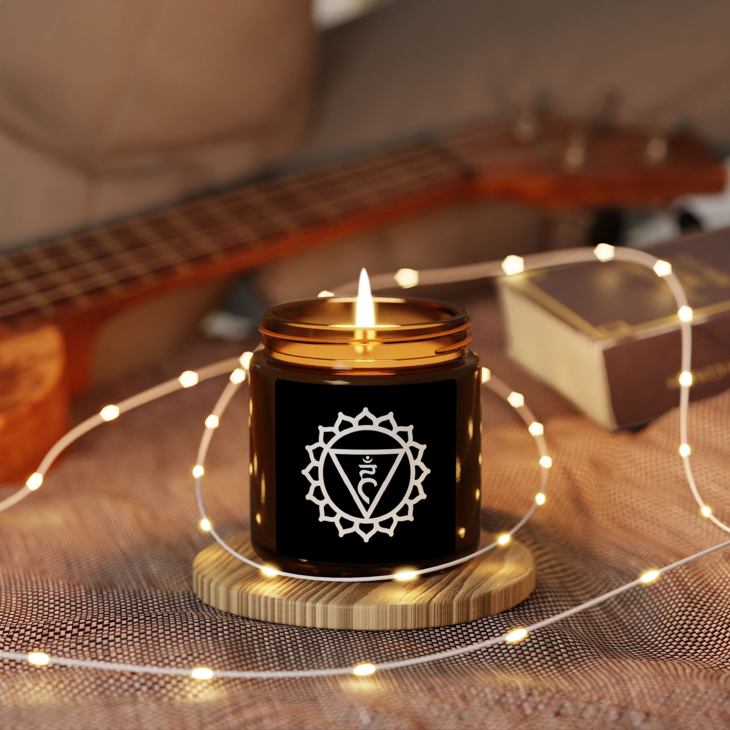Throat Chakra Candle Jar