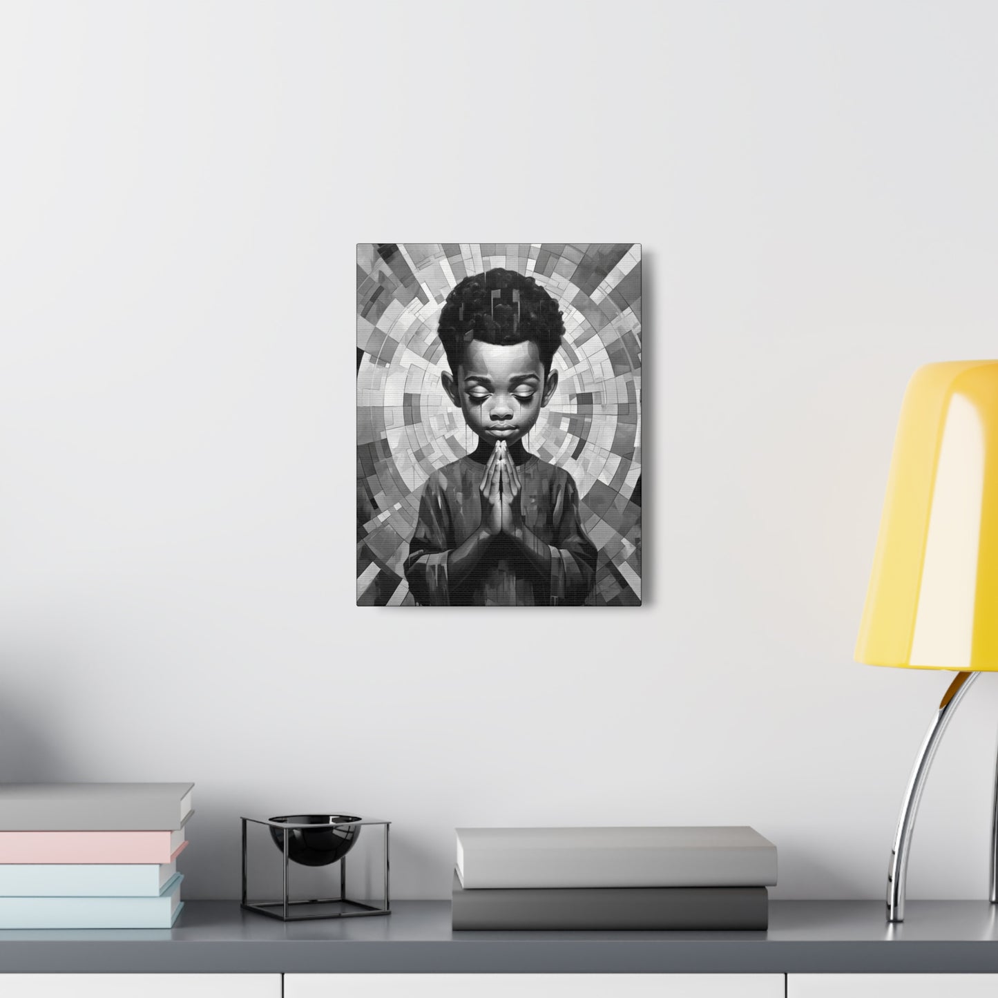 Radiance of Grace - Canvas b&w Wall Art
