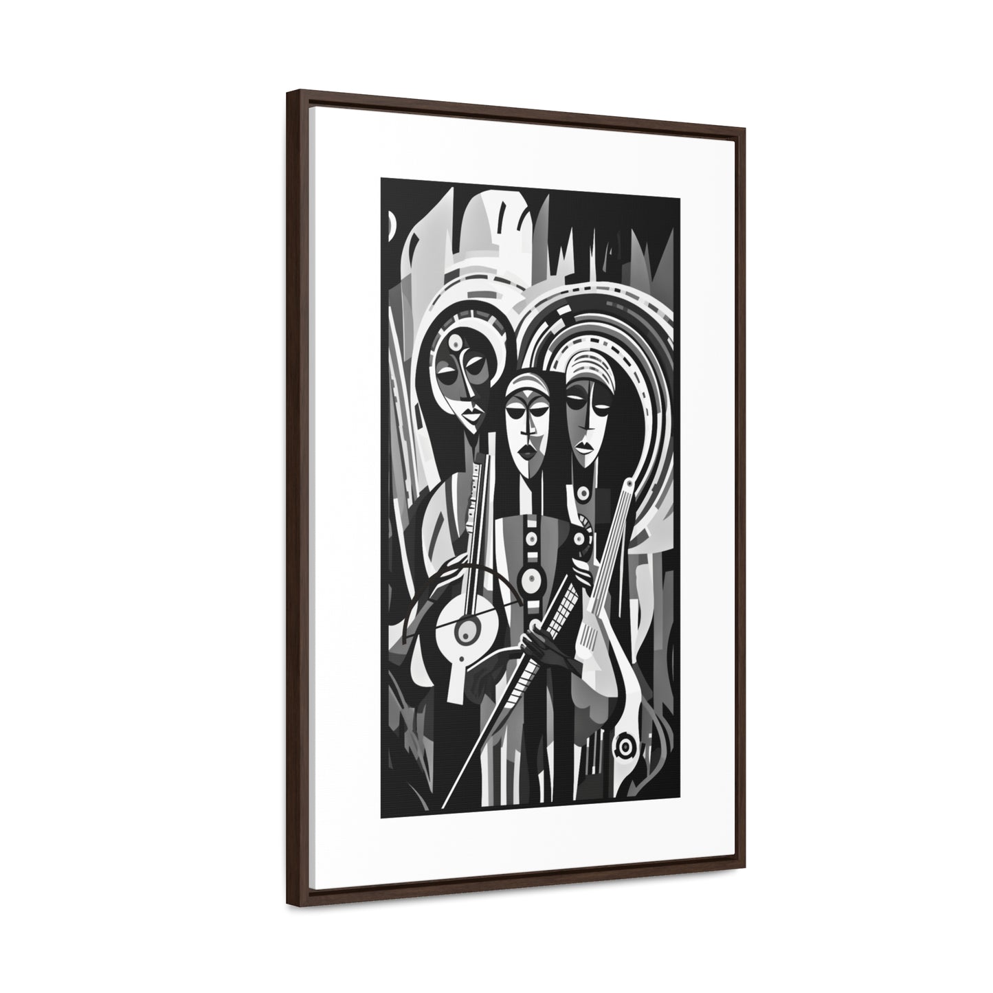 The Masinko Maestro - Framed Canvas b&w Wall Art