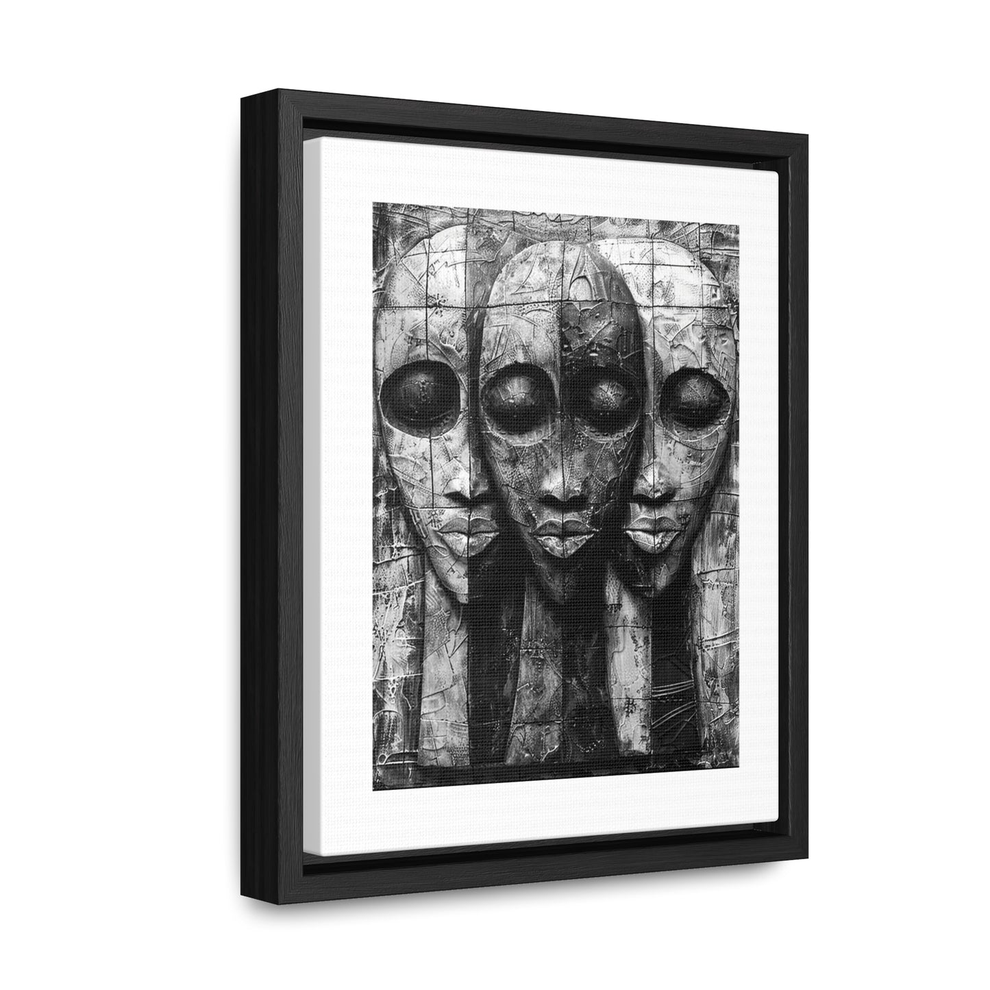 Got your back - Framed Canvas b&w Wall Art