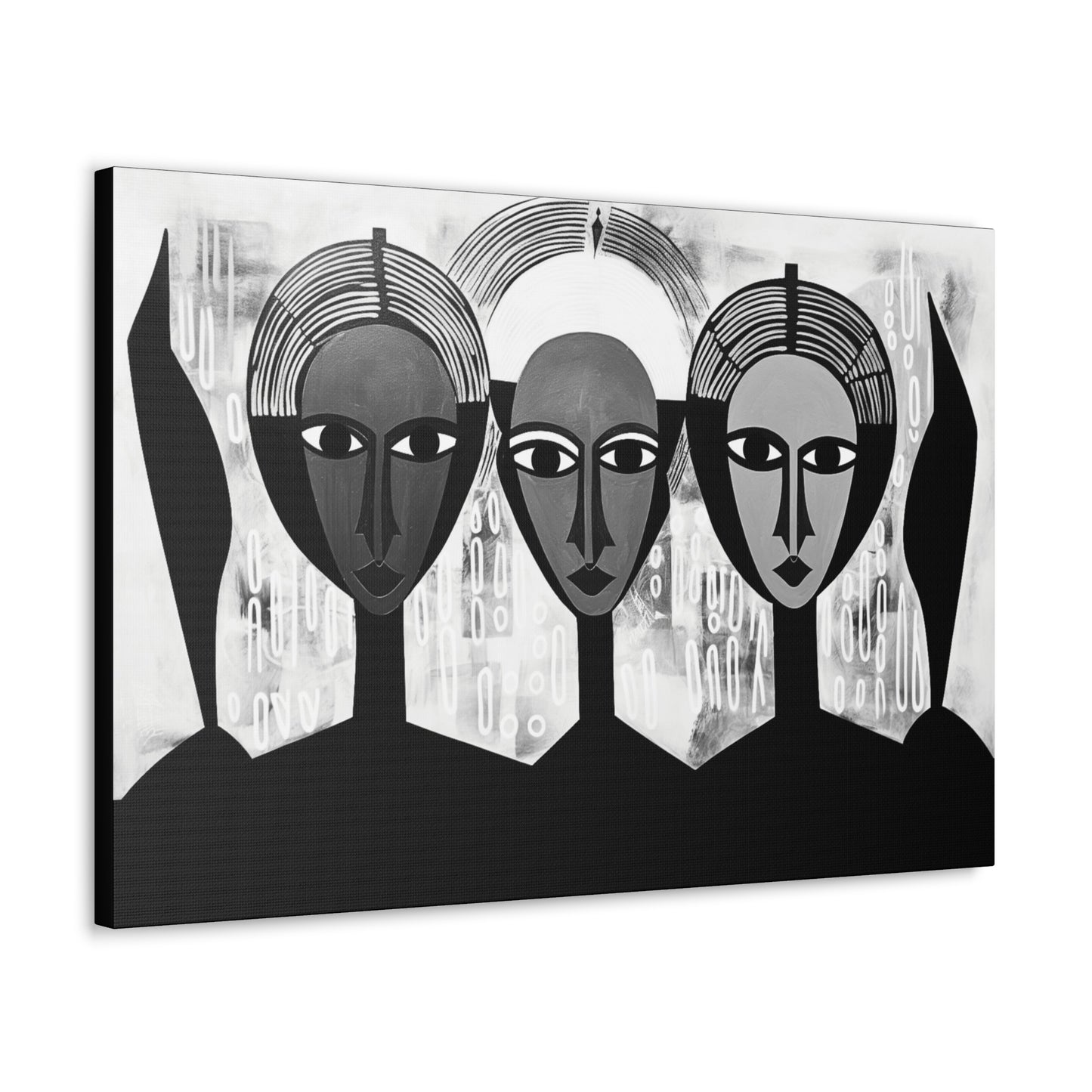Guardian Angels - Canvas b&w Wall Art