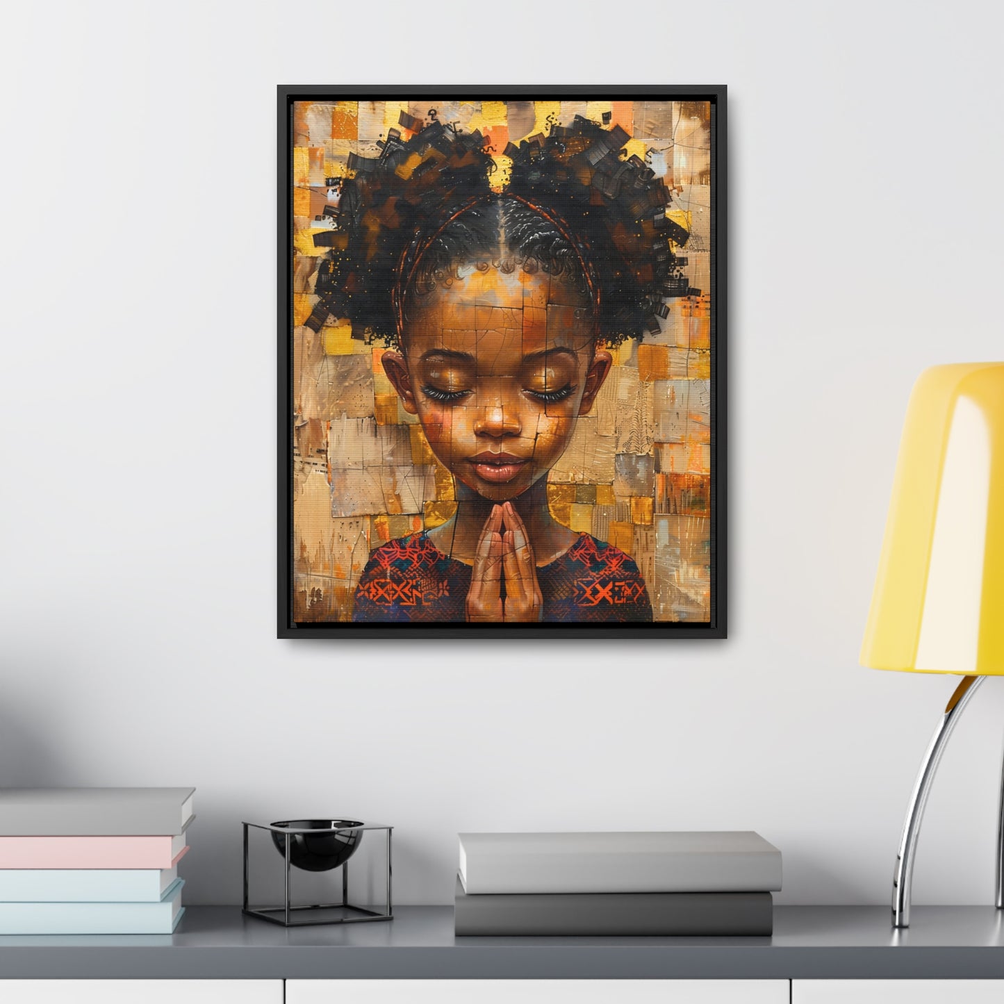 Whispers of Hope - Framed Canvas Wall Art