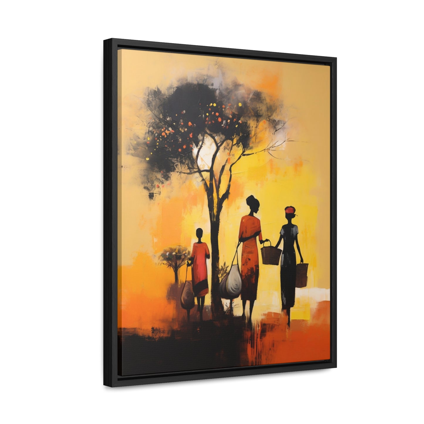 Baskets of Bond and Grace - Framed Canvas Wall Art