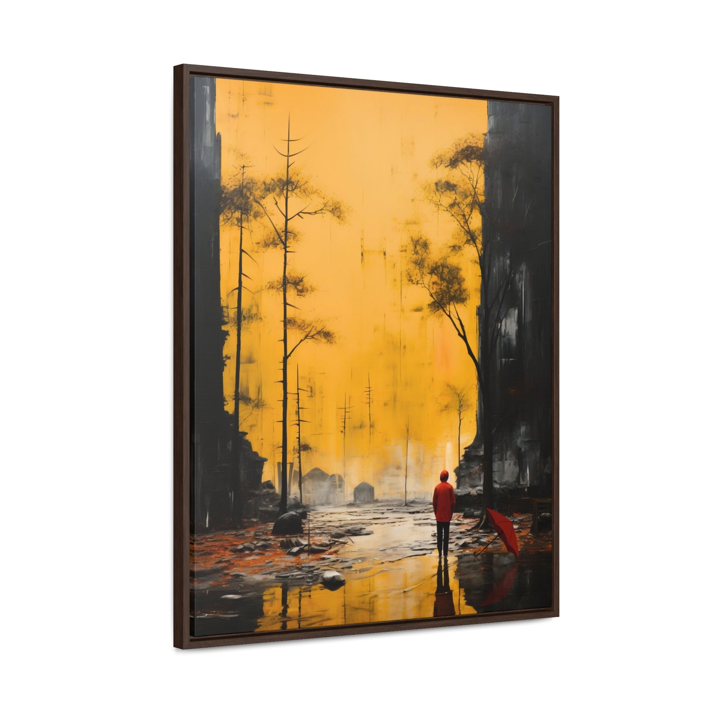 Unveiling the Sky - Framed Canvas Wall Art