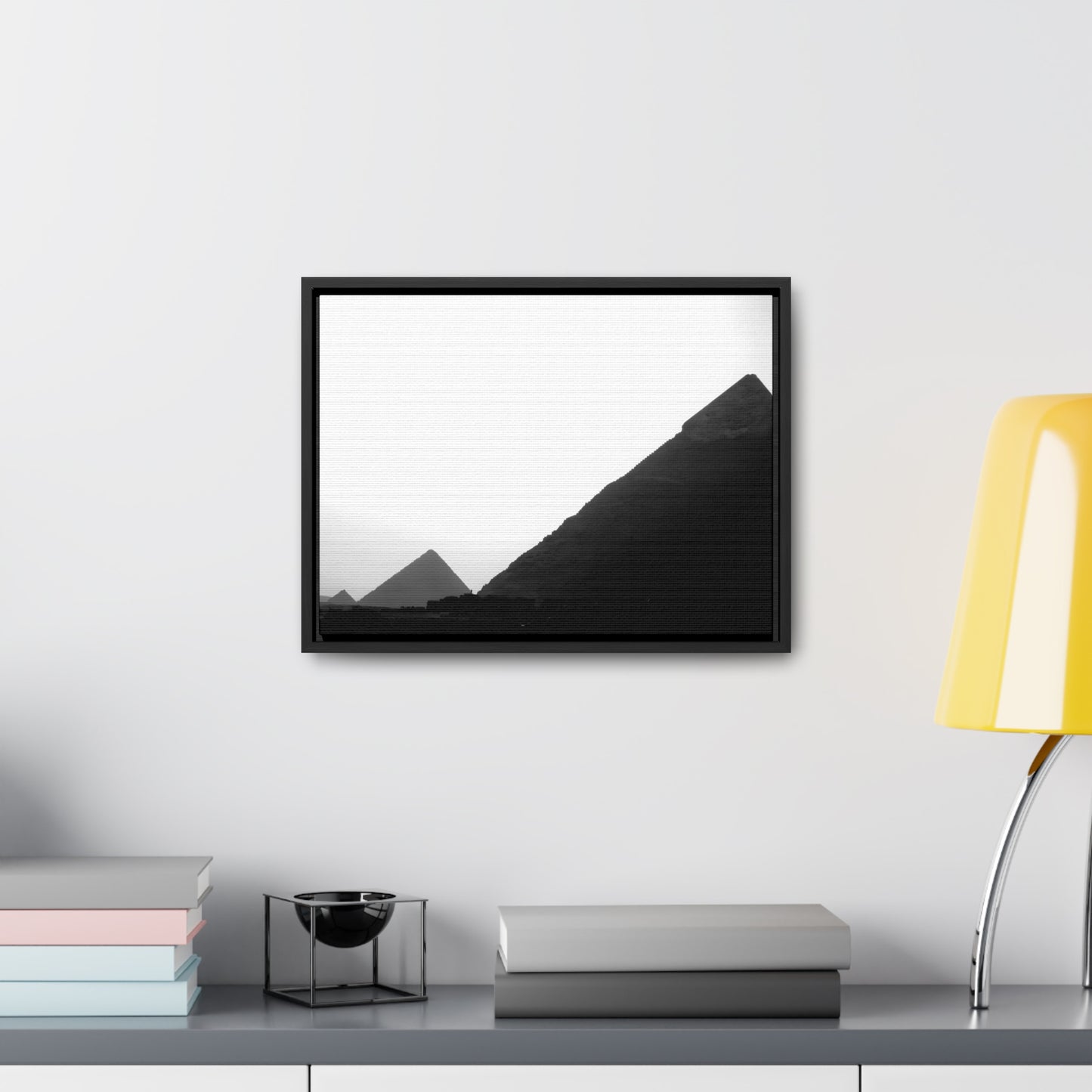 Timeless Echoes - Framed Canvas Photography b&w