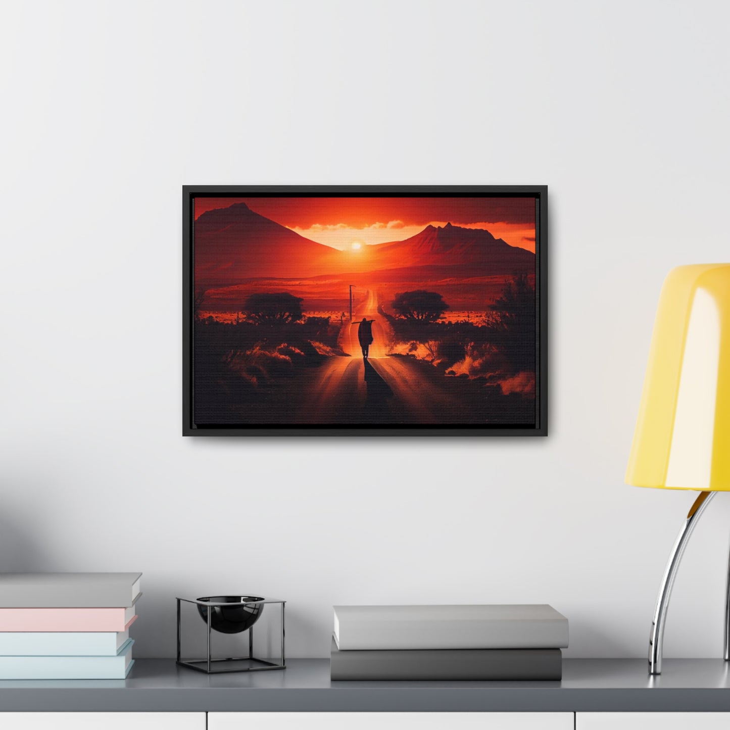 "Not without purpose" - Framed Canvas Wall Art