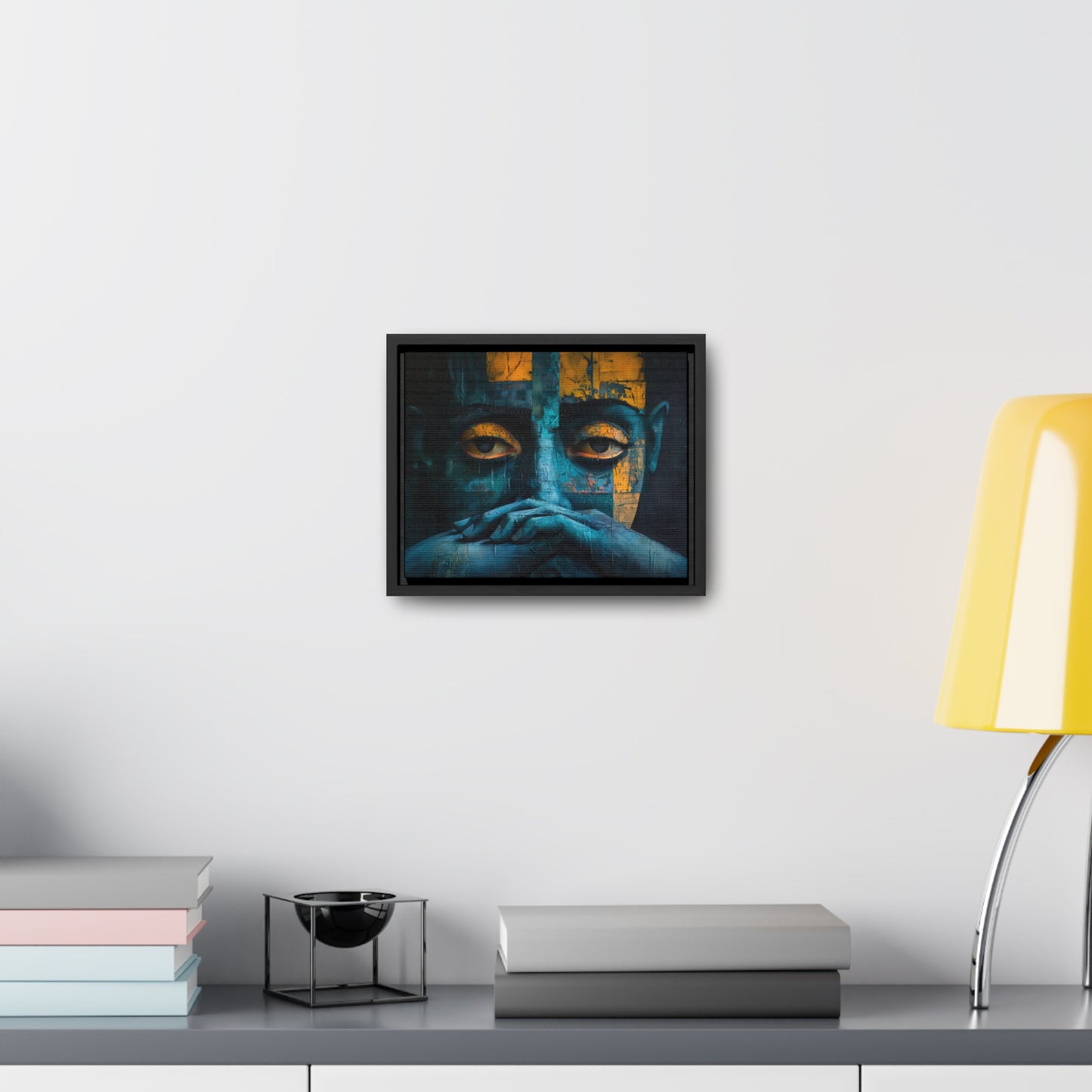 Silent Contemplation - Framed Canvas Wall Art