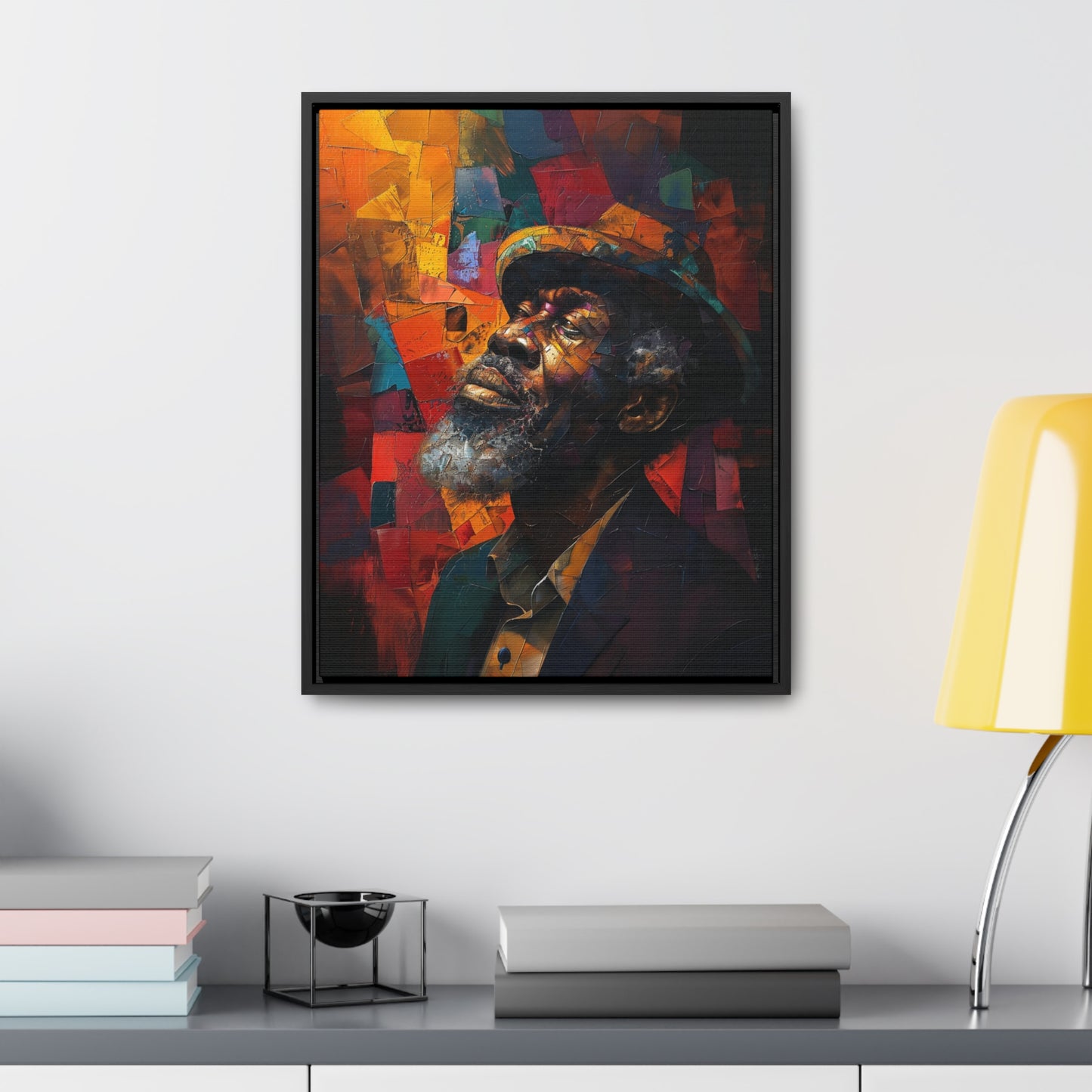 Gratitude's Whisper ተመስገን አምላኬ - Framed Canvas Wall Art