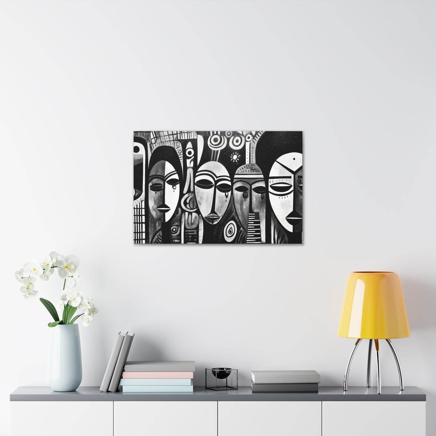 Journeys Anew - Canvas b&w Wall Art