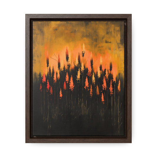 The Calm Before the Bloom - Framed Canvas Wall Art