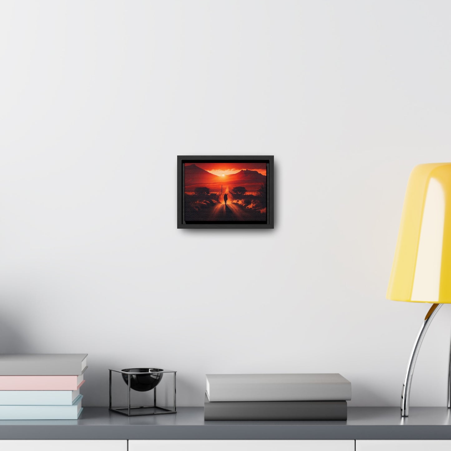 "Not without purpose" - Framed Canvas Wall Art