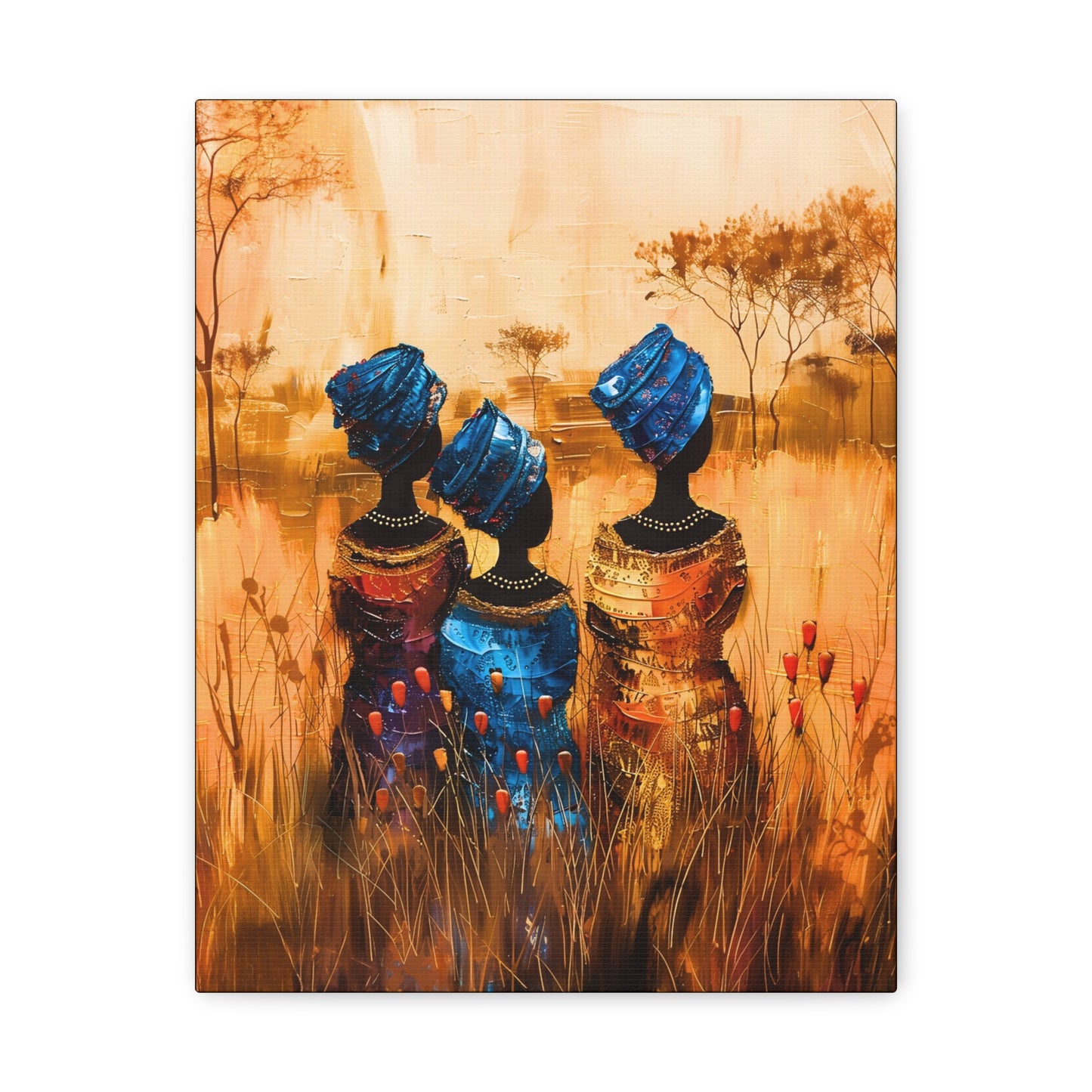 Sisters of the Savannah - Canvas Wall Art