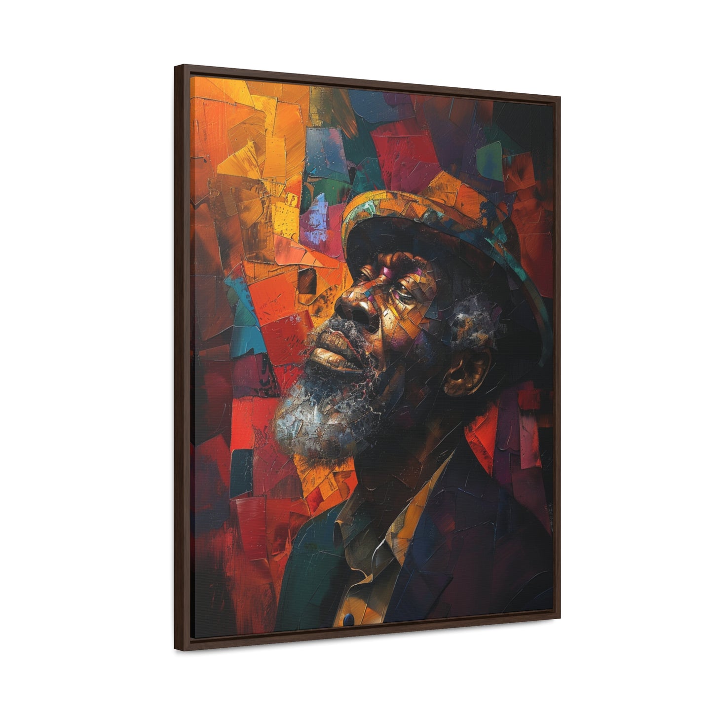 Gratitude's Whisper ተመስገን አምላኬ - Framed Canvas Wall Art