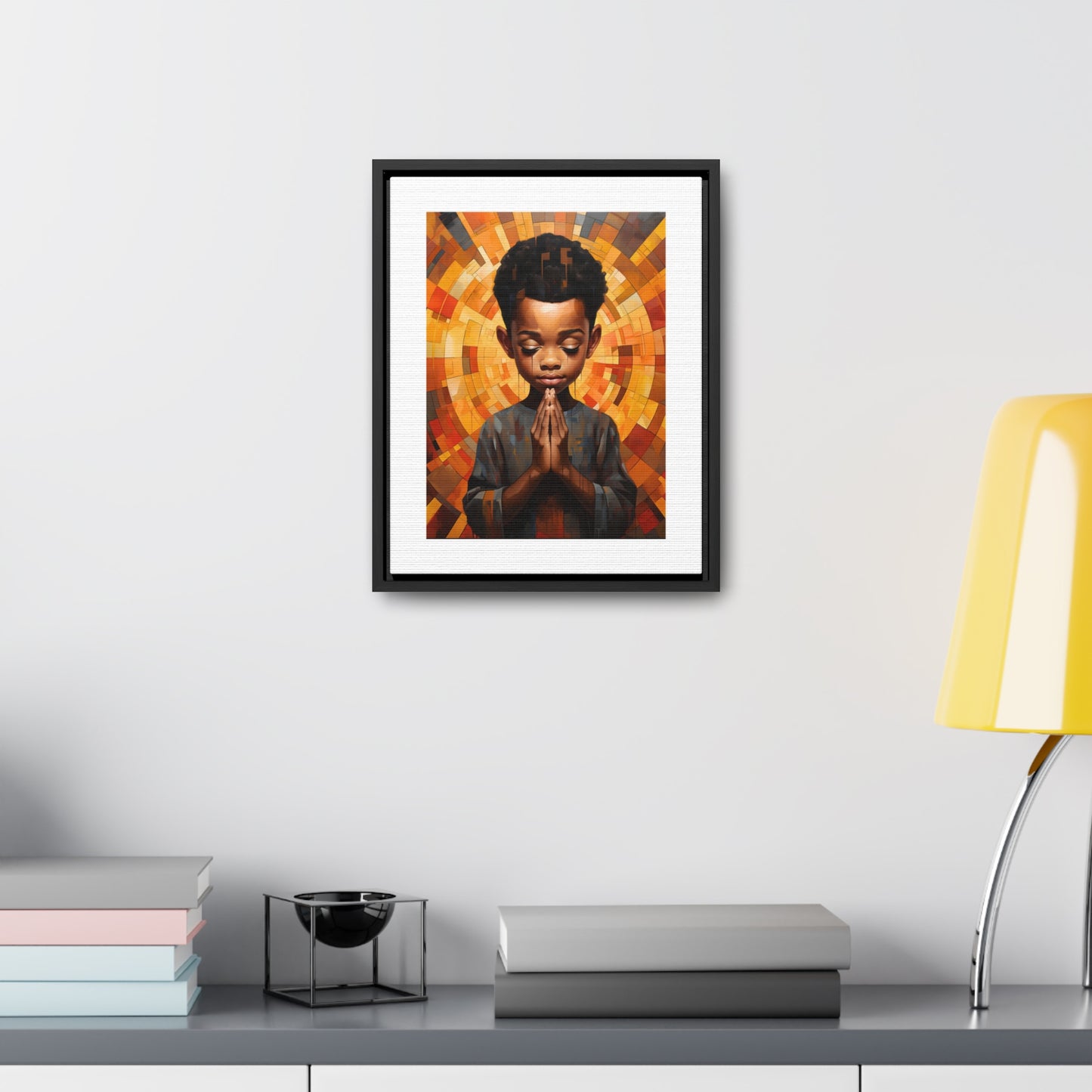 Radiance of Grace - Framed Canvas Wall Art