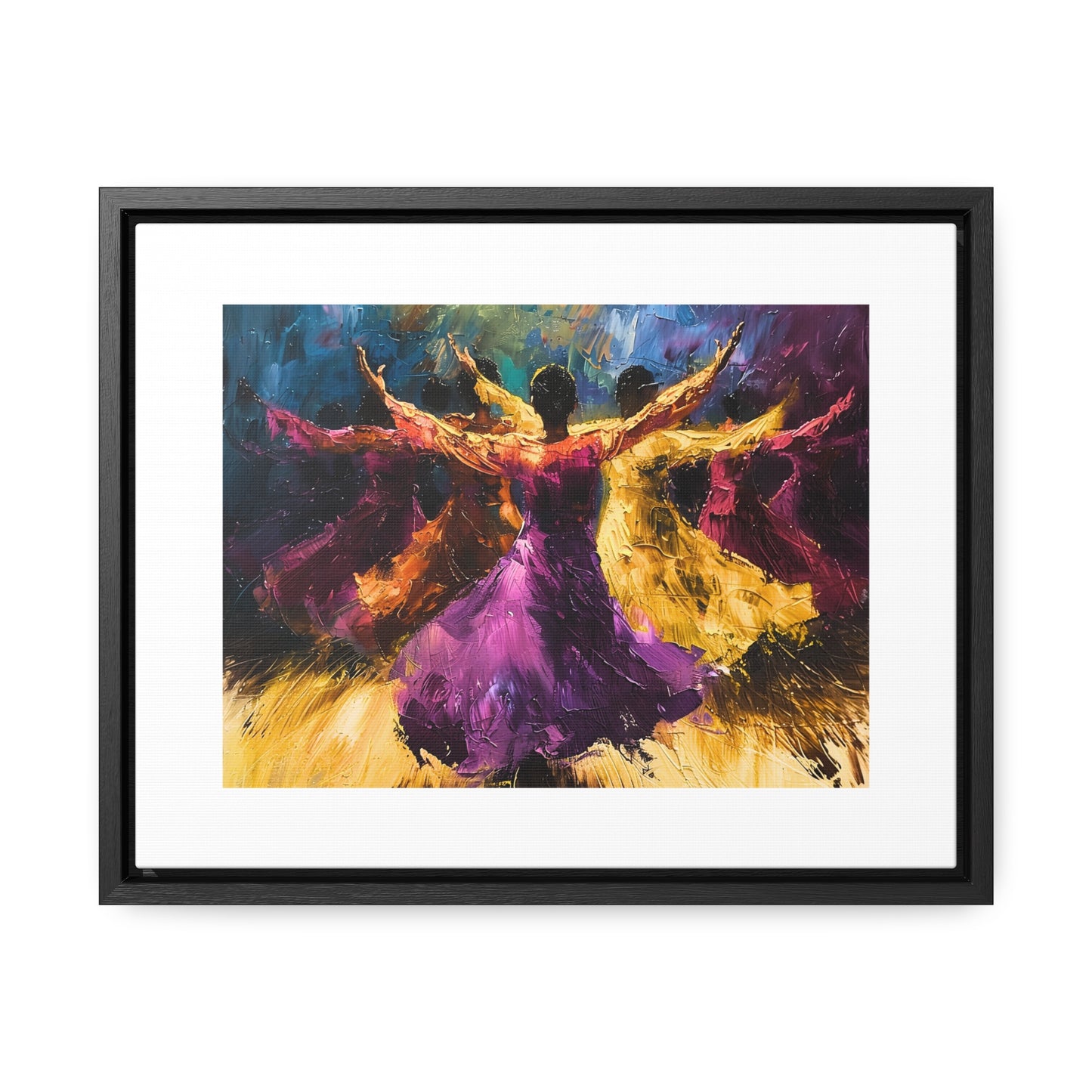 Hearts Wide and Lifted - Framed Canvas Wall Art