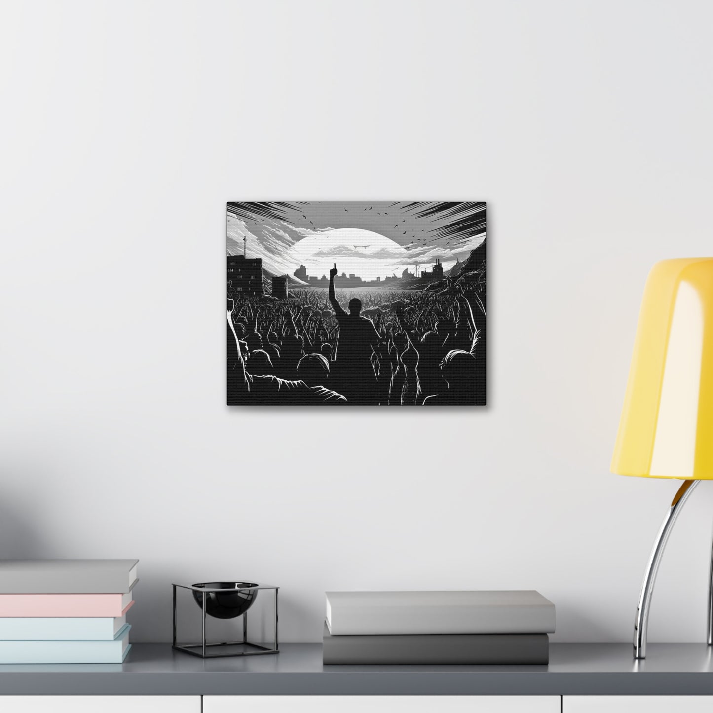 One! - Canvas b&w Wall Art