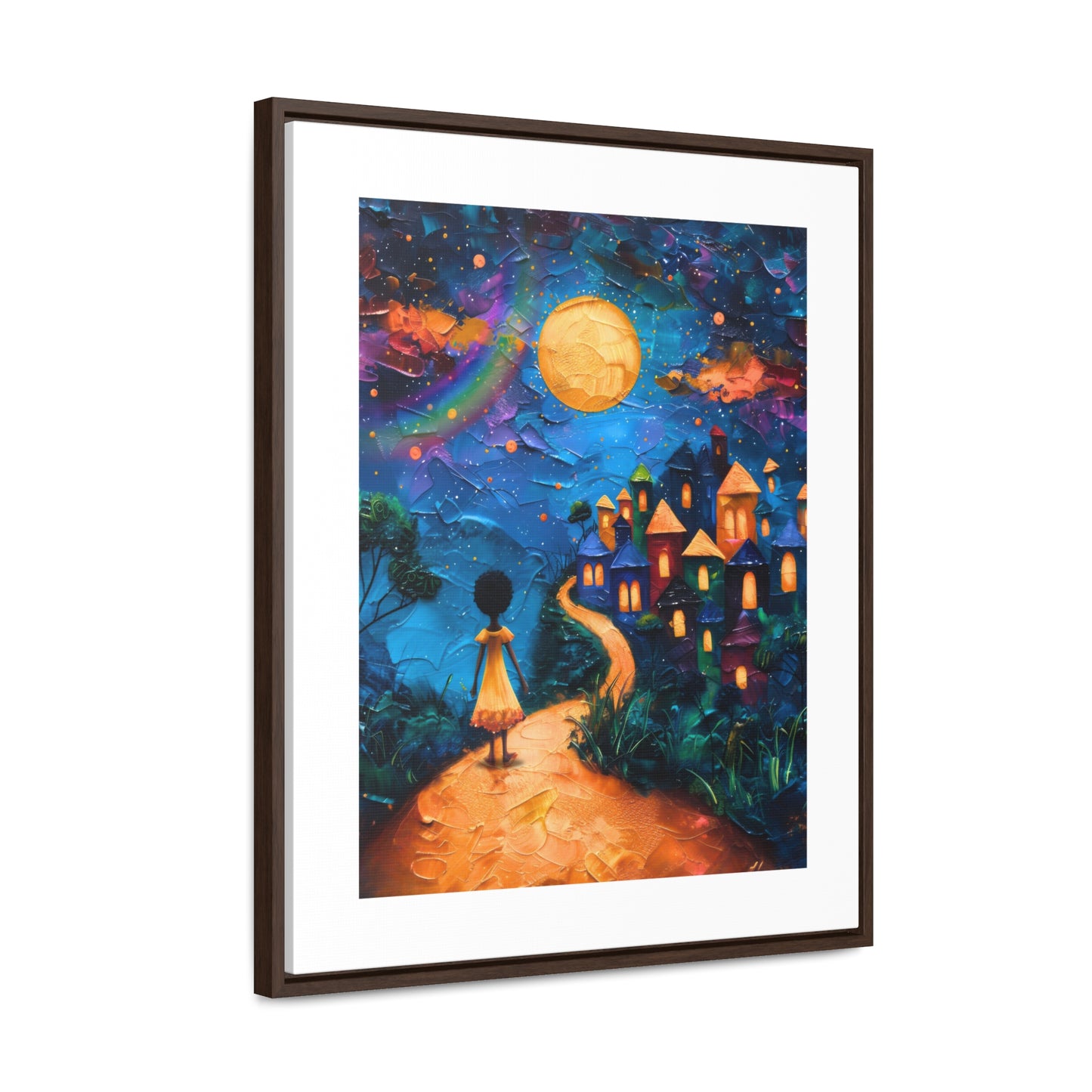 Path to Abundance I - Framed Canvas Wall Art