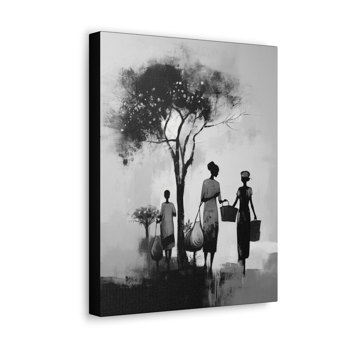 Baskets of Bond and Grace - Canvas b&w Wall Art