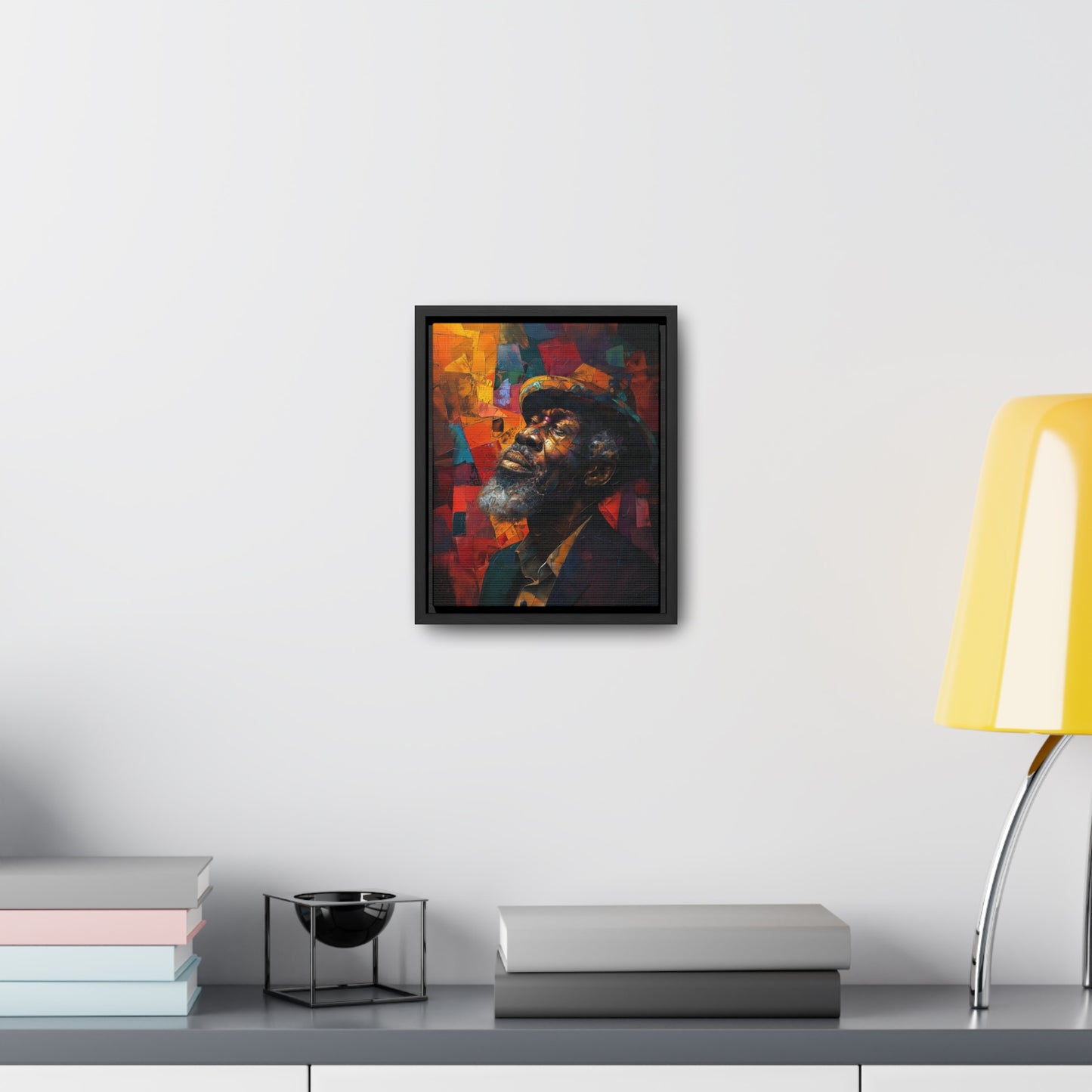 Gratitude's Whisper ተመስገን አምላኬ - Framed Canvas Wall Art