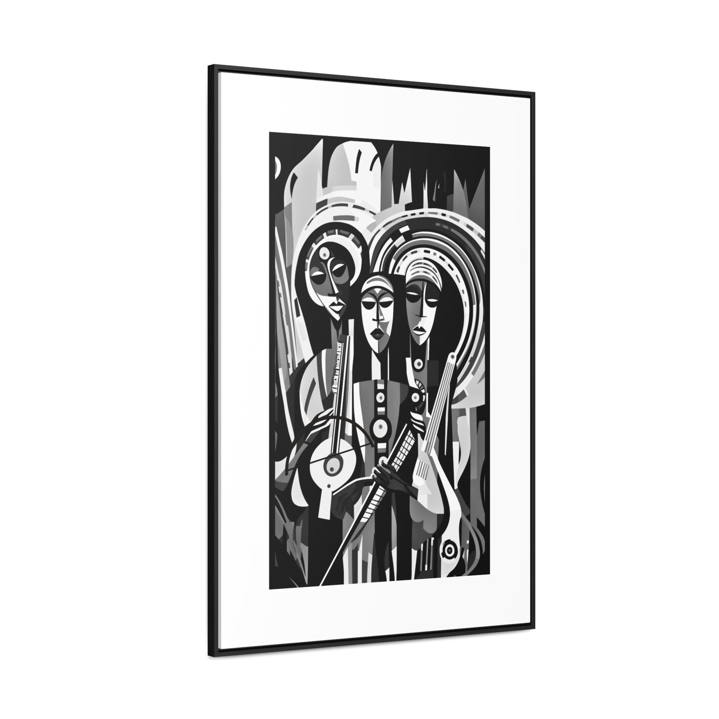 The Masinko Maestro - Framed Canvas b&w Wall Art