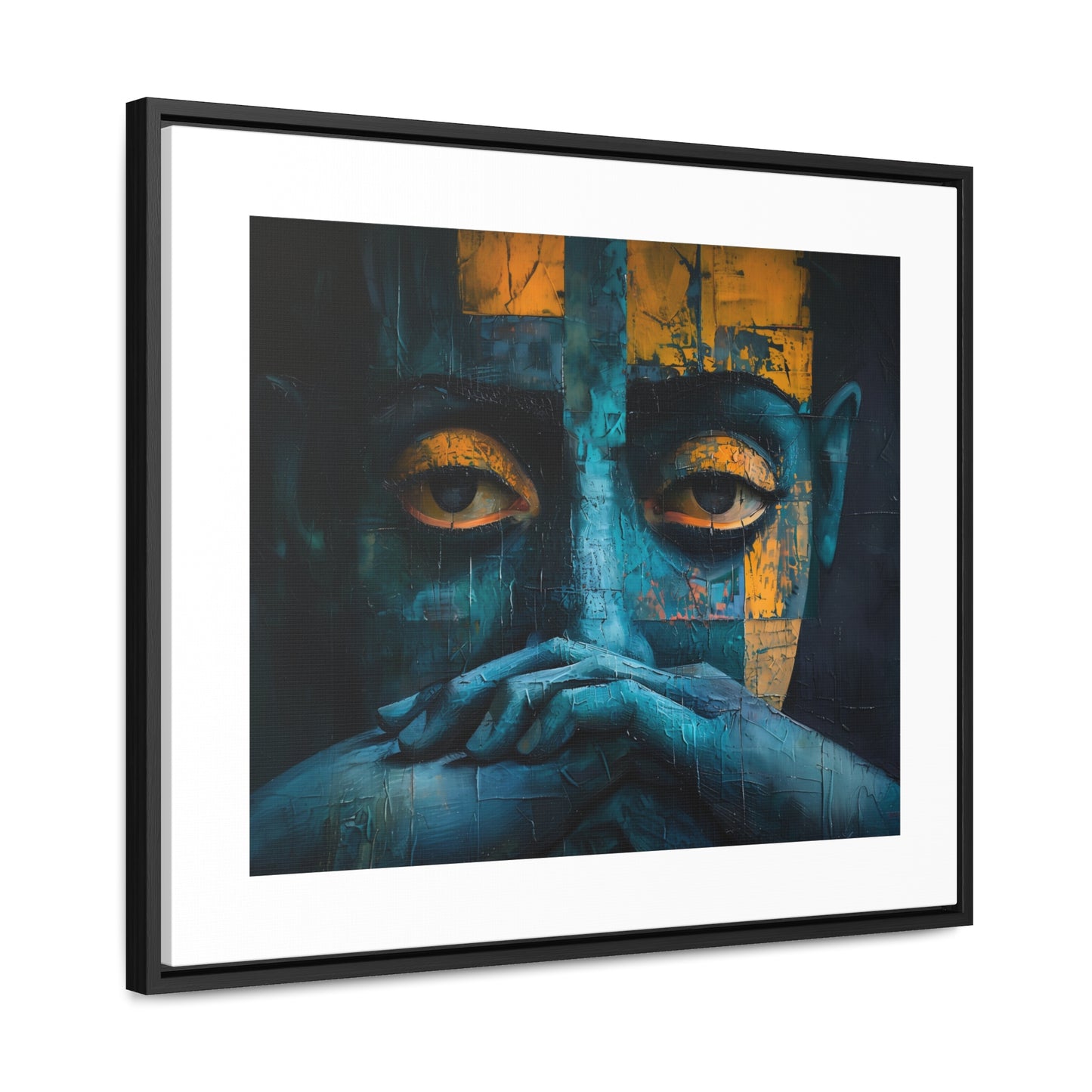 Silent Contemplation - Framed Canvas Wall Art