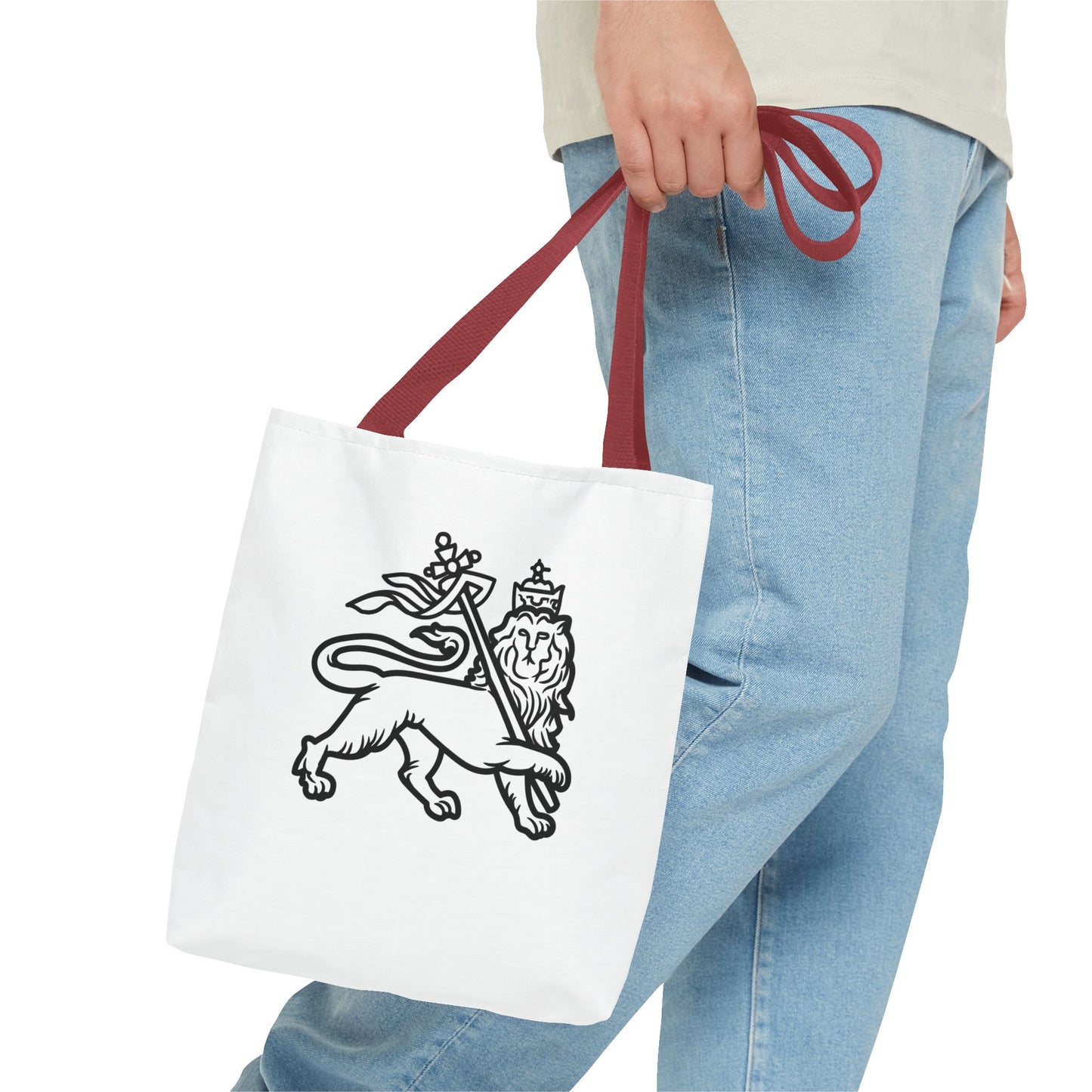 Shield & Lion of Judah Heartware Symbols Tote Bag