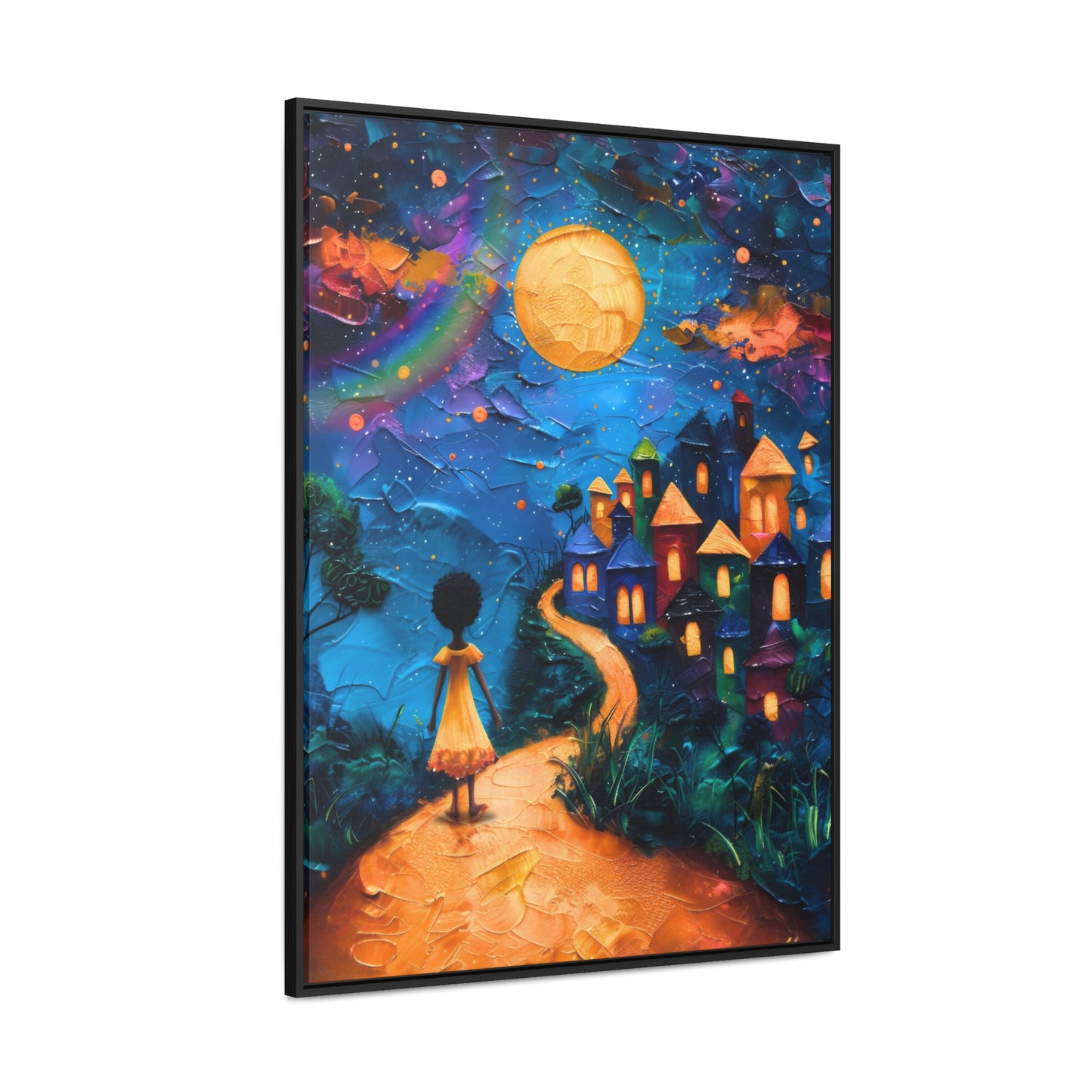 Path to Abundance I - Framed Canvas Wall Art