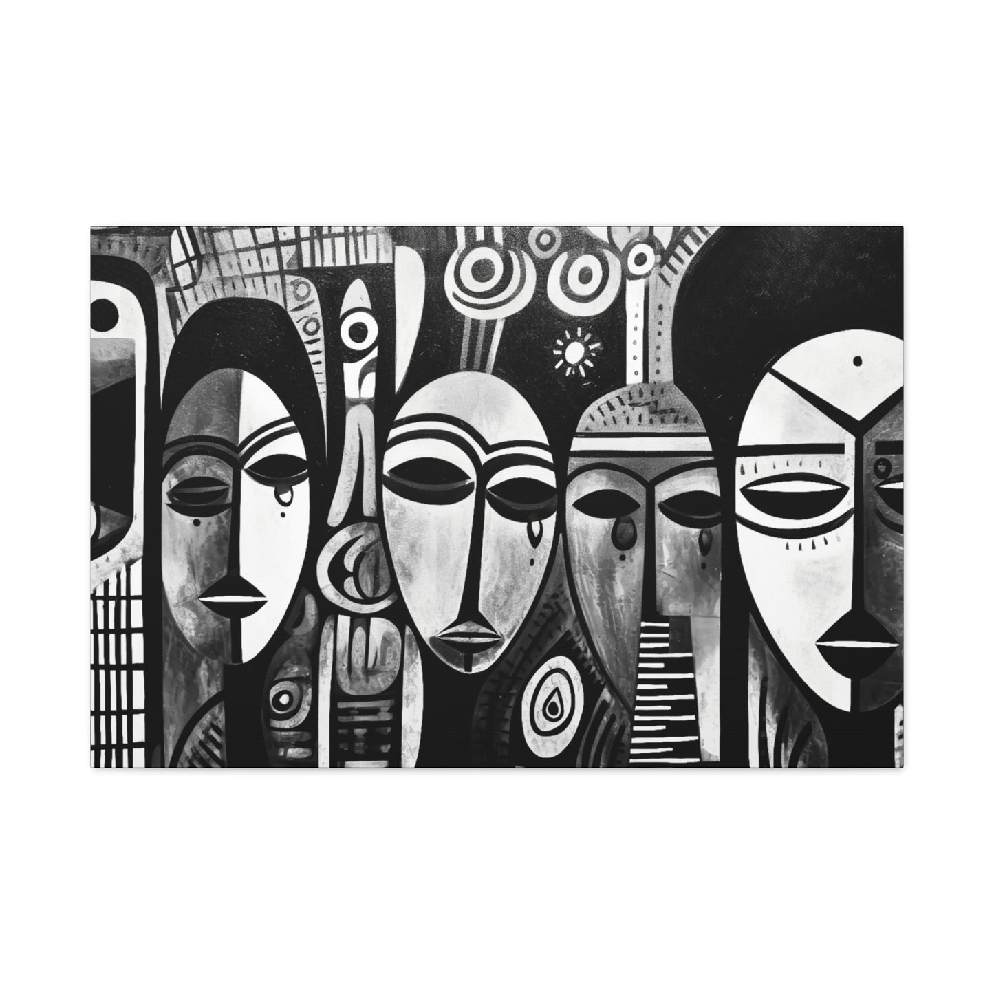 Journeys Anew - Canvas b&w Wall Art