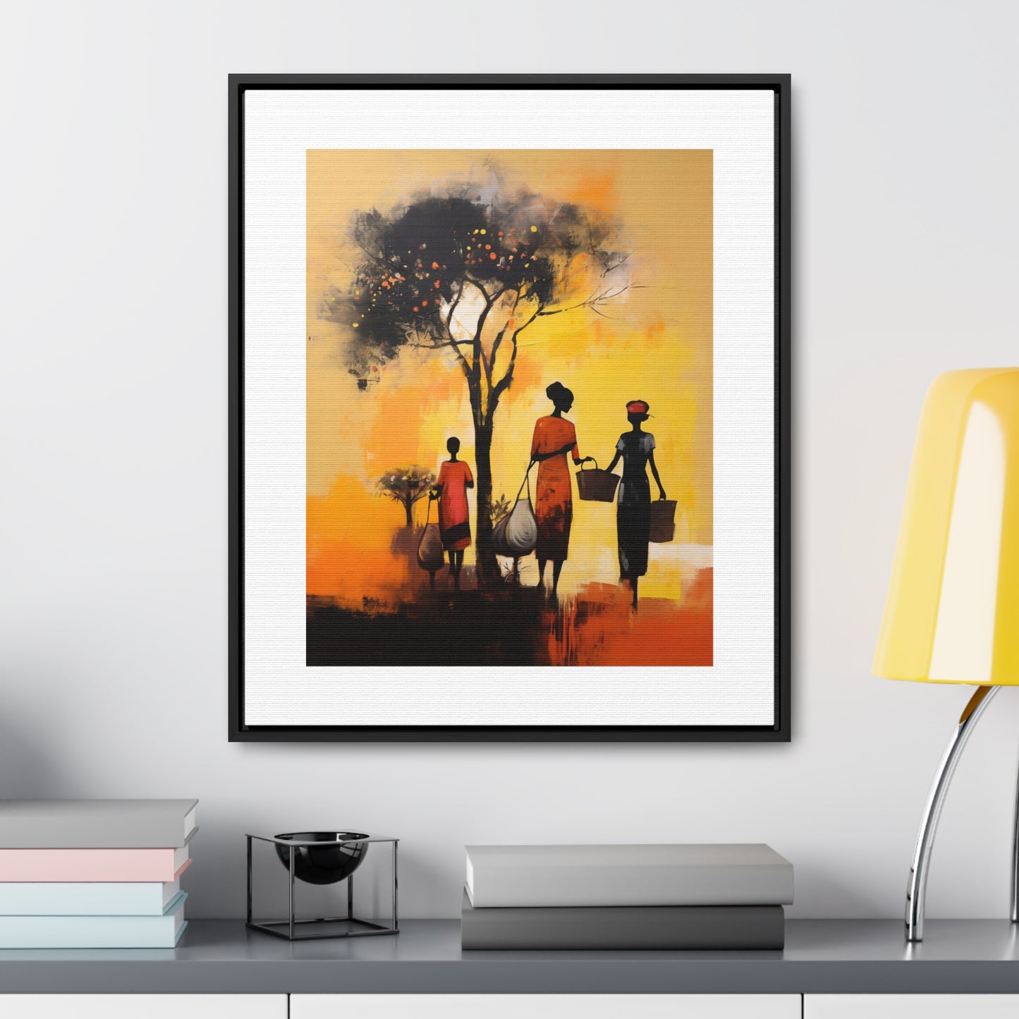 Baskets of Bond and Grace - Framed Canvas Wall Art