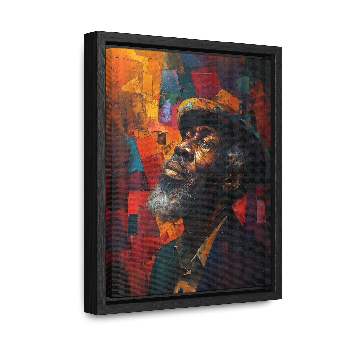 Gratitude's Whisper ተመስገን አምላኬ - Framed Canvas Wall Art