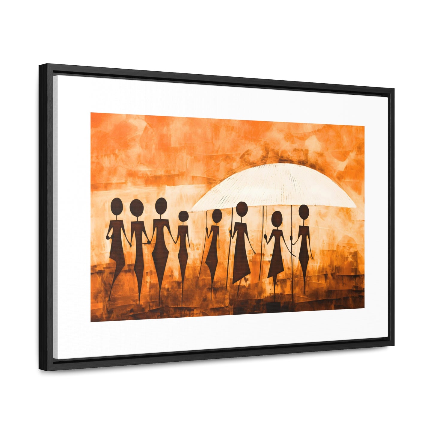ስንቅ's Divine Design - Framed Canvas Wall Art