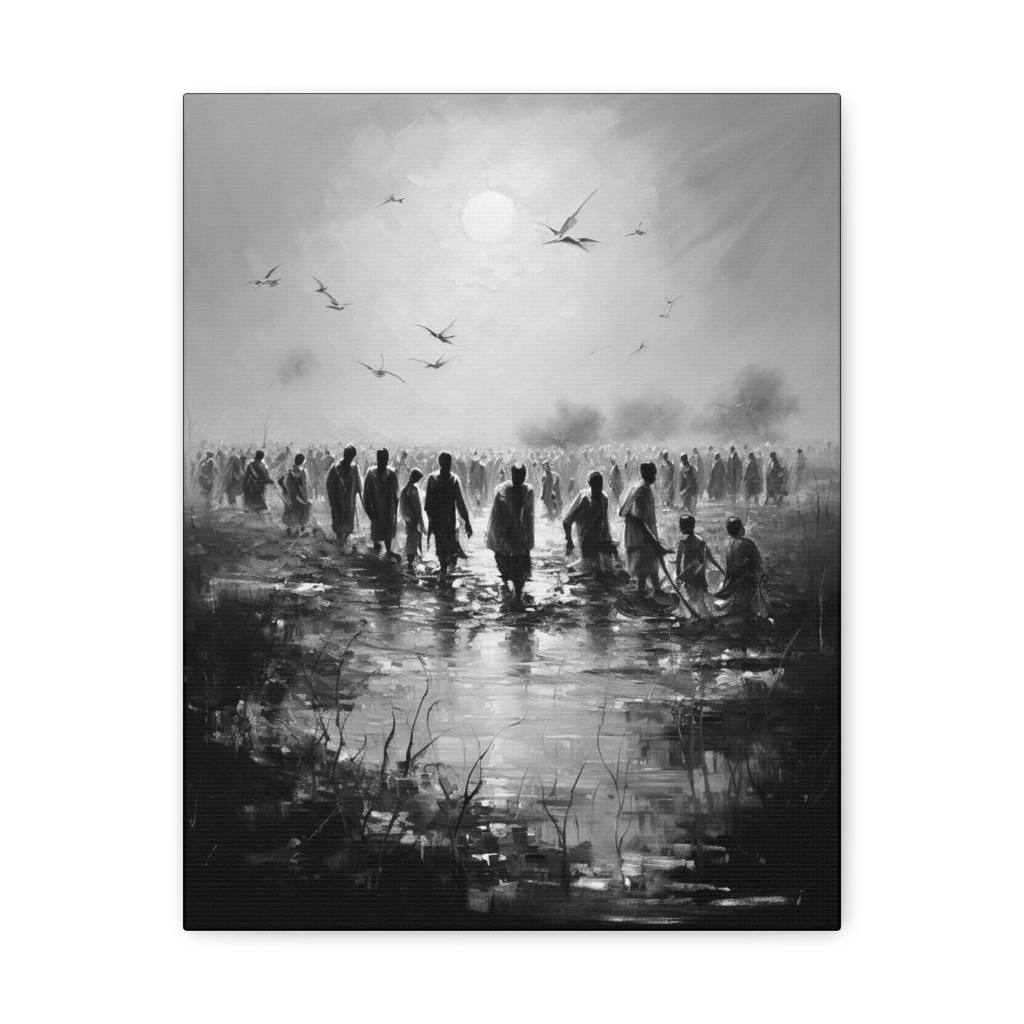 Exodus - Canvas b&w Wall Art