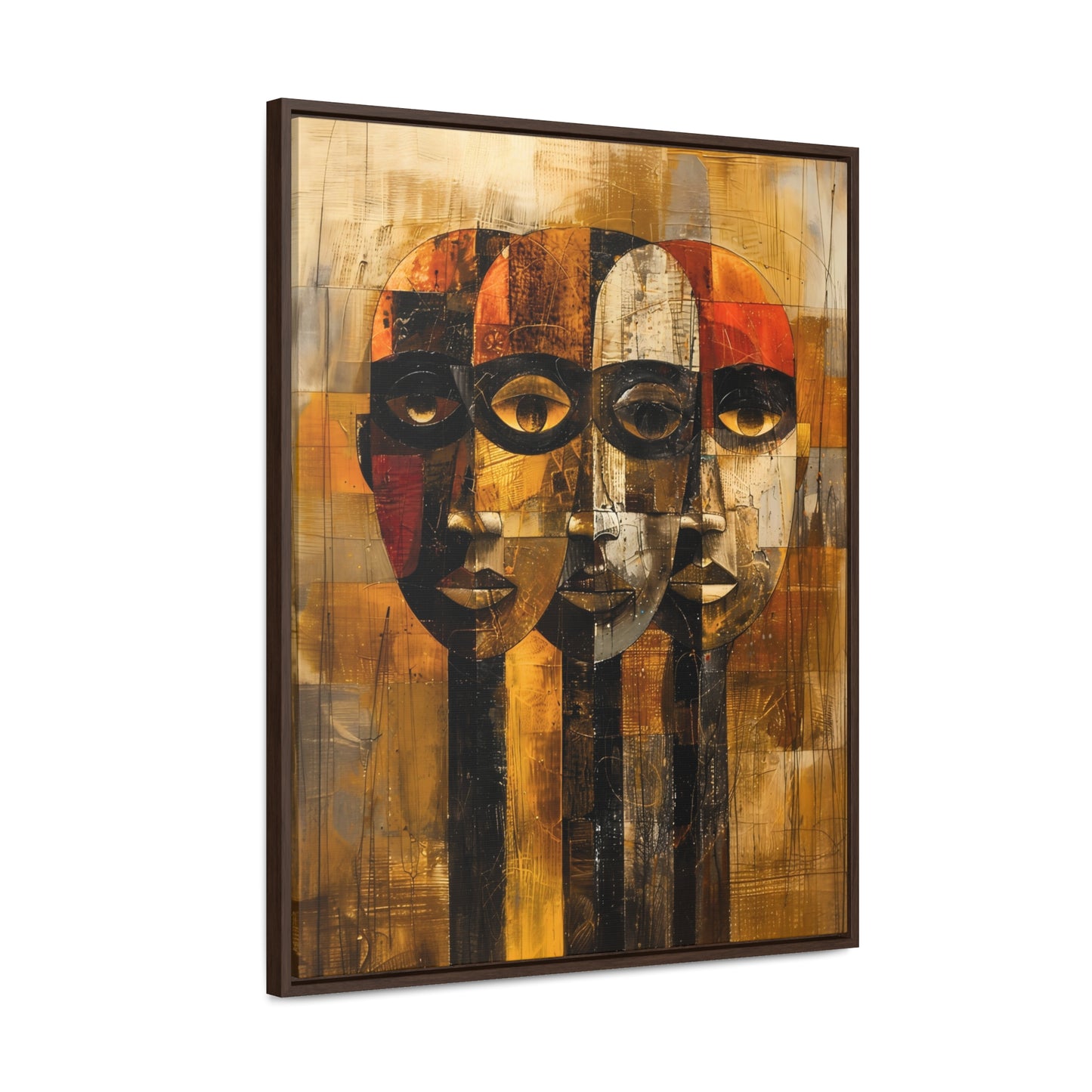 Beneath the Veil - Framed Canvas Wall Art