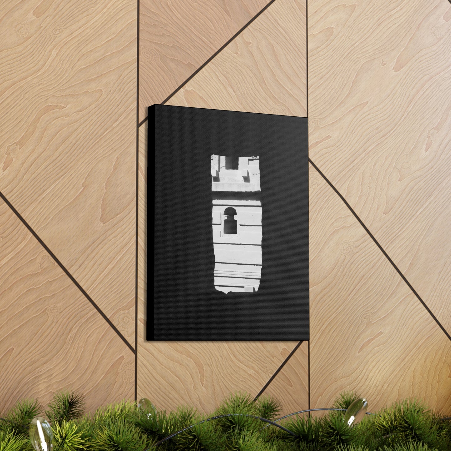 Sacred Portal - Canvas Photography b&w