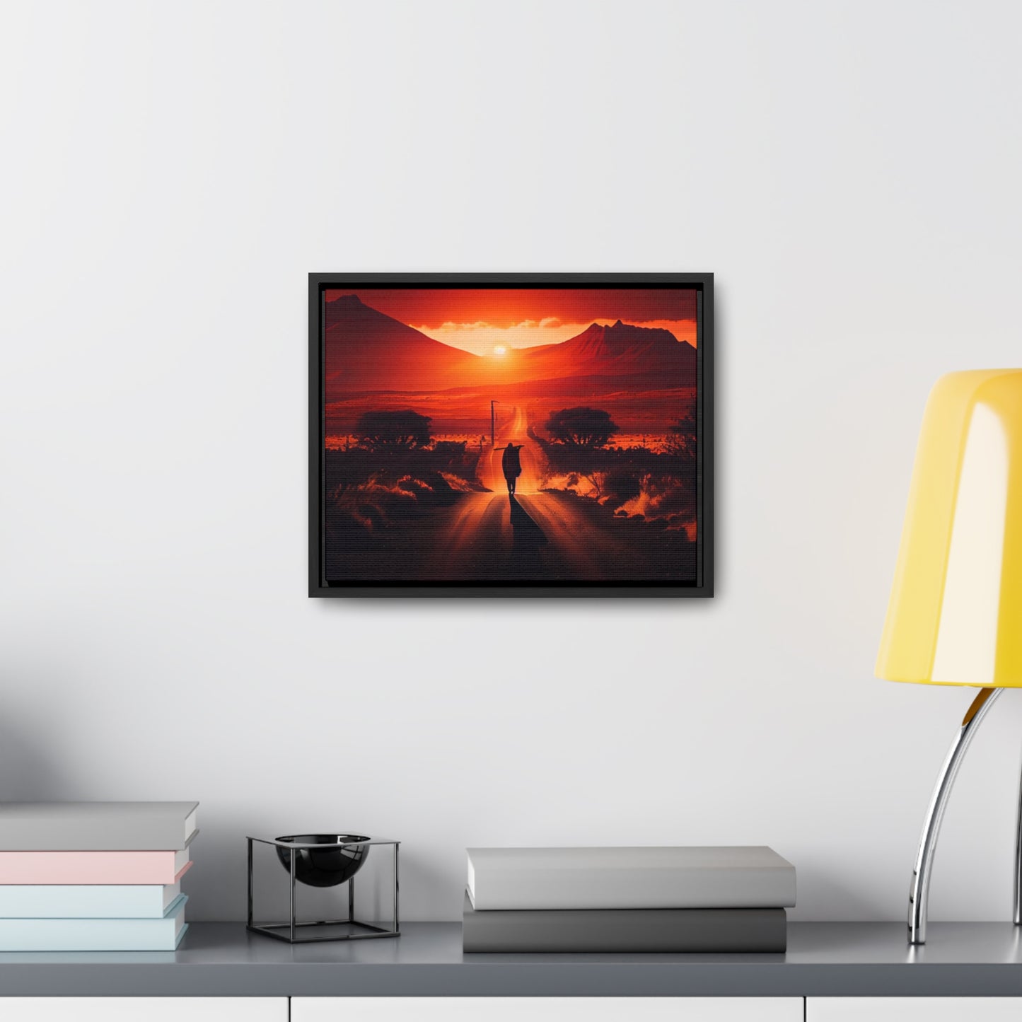"Not without purpose" - Framed Canvas Wall Art