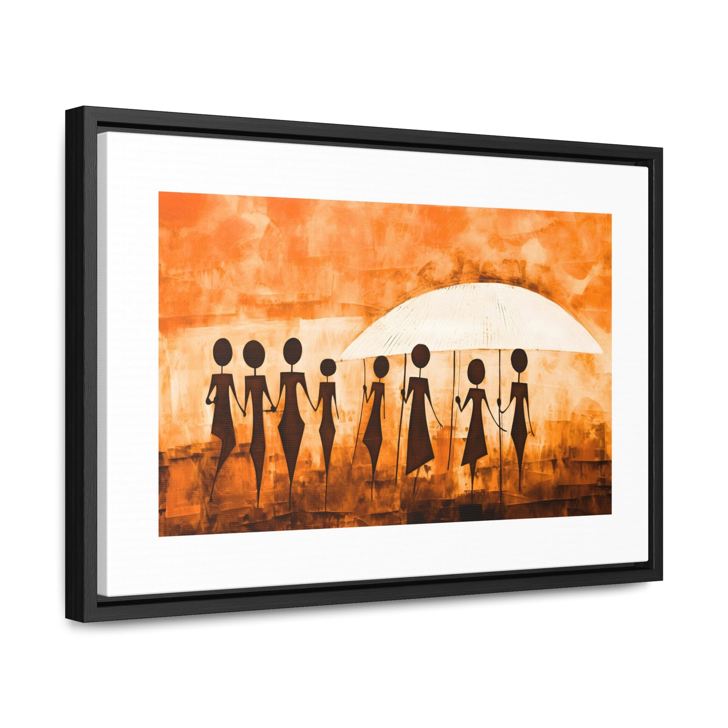 ስንቅ's Divine Design - Framed Canvas Wall Art