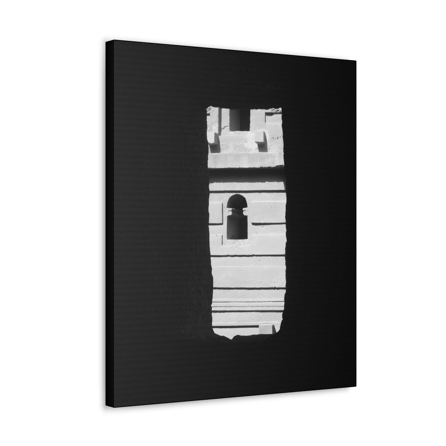 Sacred Portal - Canvas Photography b&w