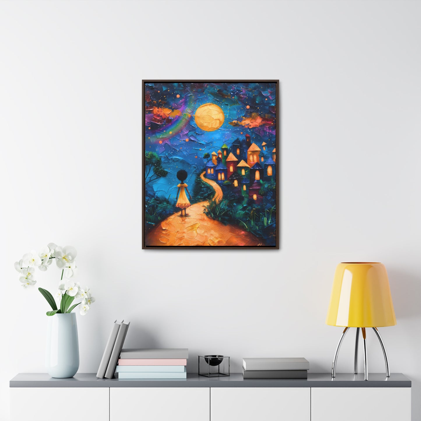 Path to Abundance I - Framed Canvas Wall Art