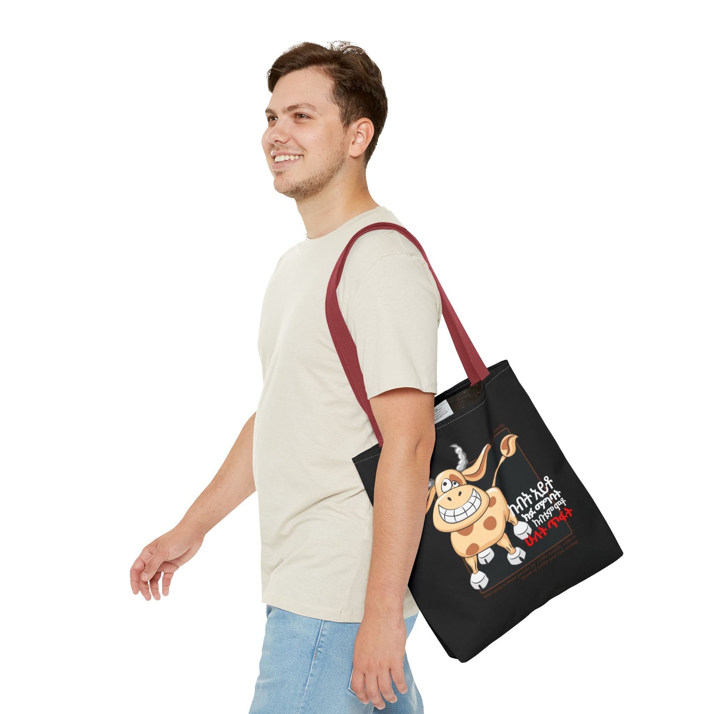 Naughty Proverbs Tote Bag Cows & Goats