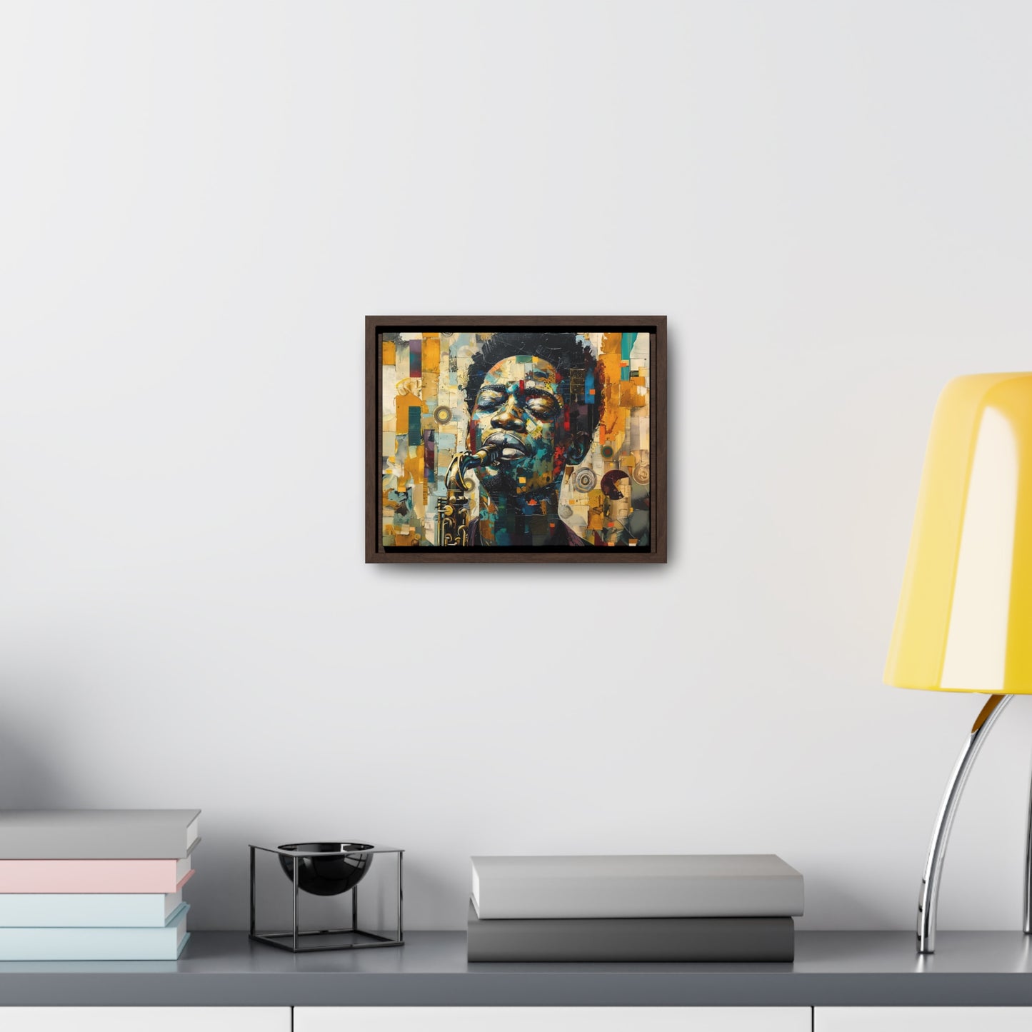 Soul of the Sax - Framed Canvas Wall Art