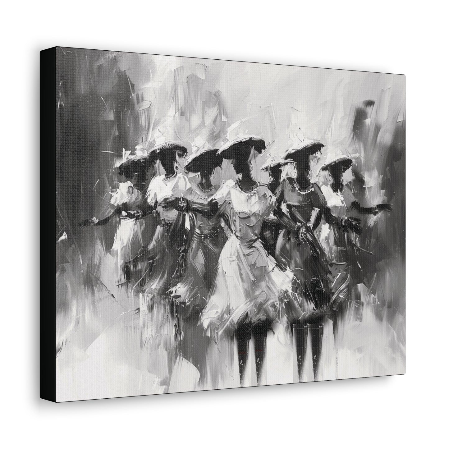 Rhythms of Joy - Canvas b&w Wall Art