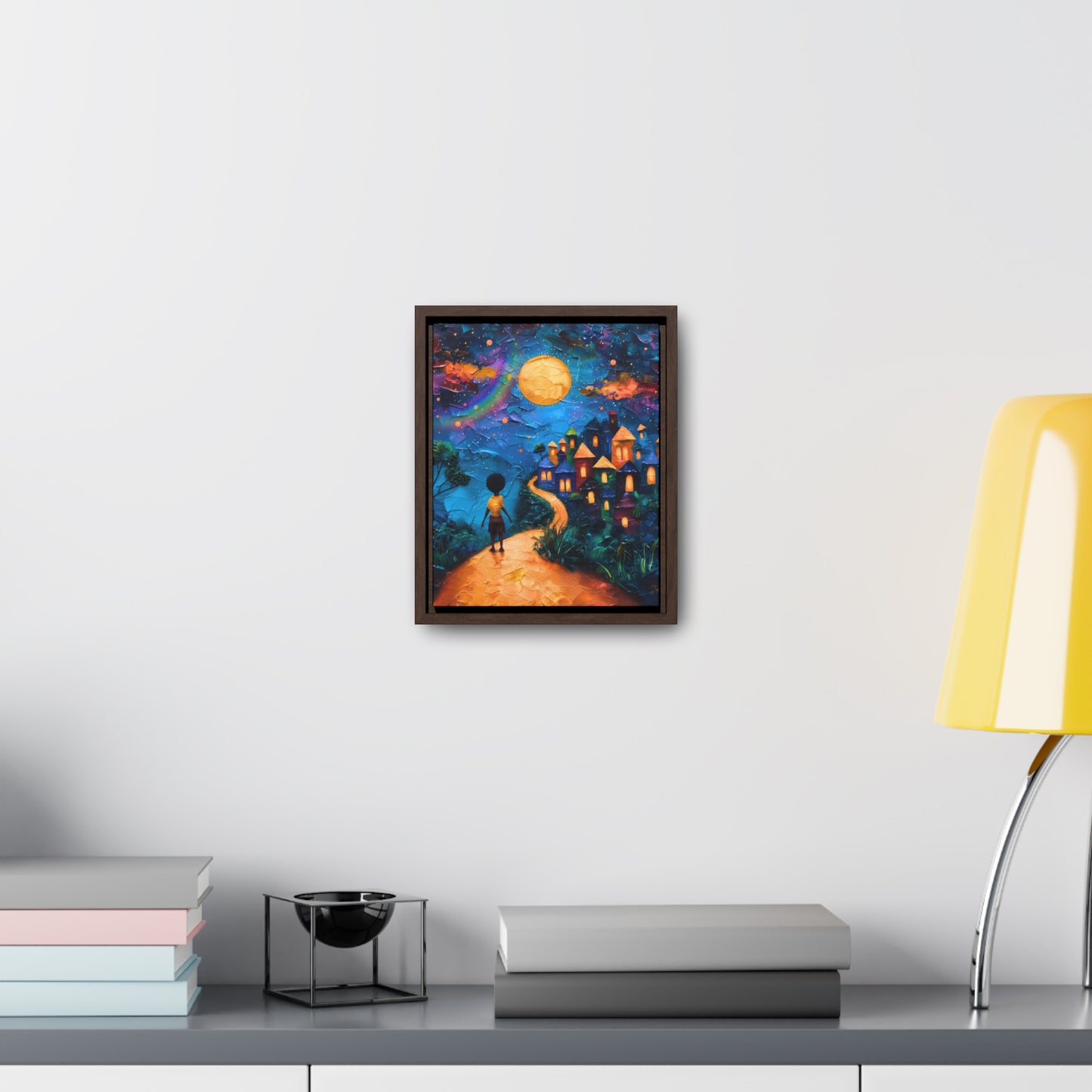 Path to Abundance II - Framed Canvas Wall Art