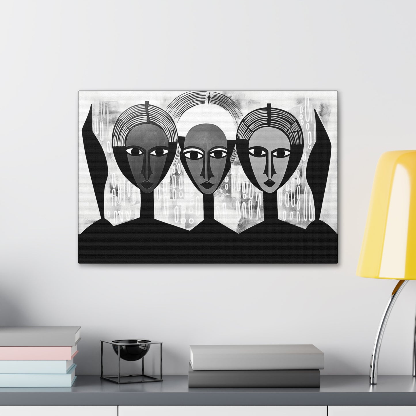 Guardian Angels - Canvas b&w Wall Art