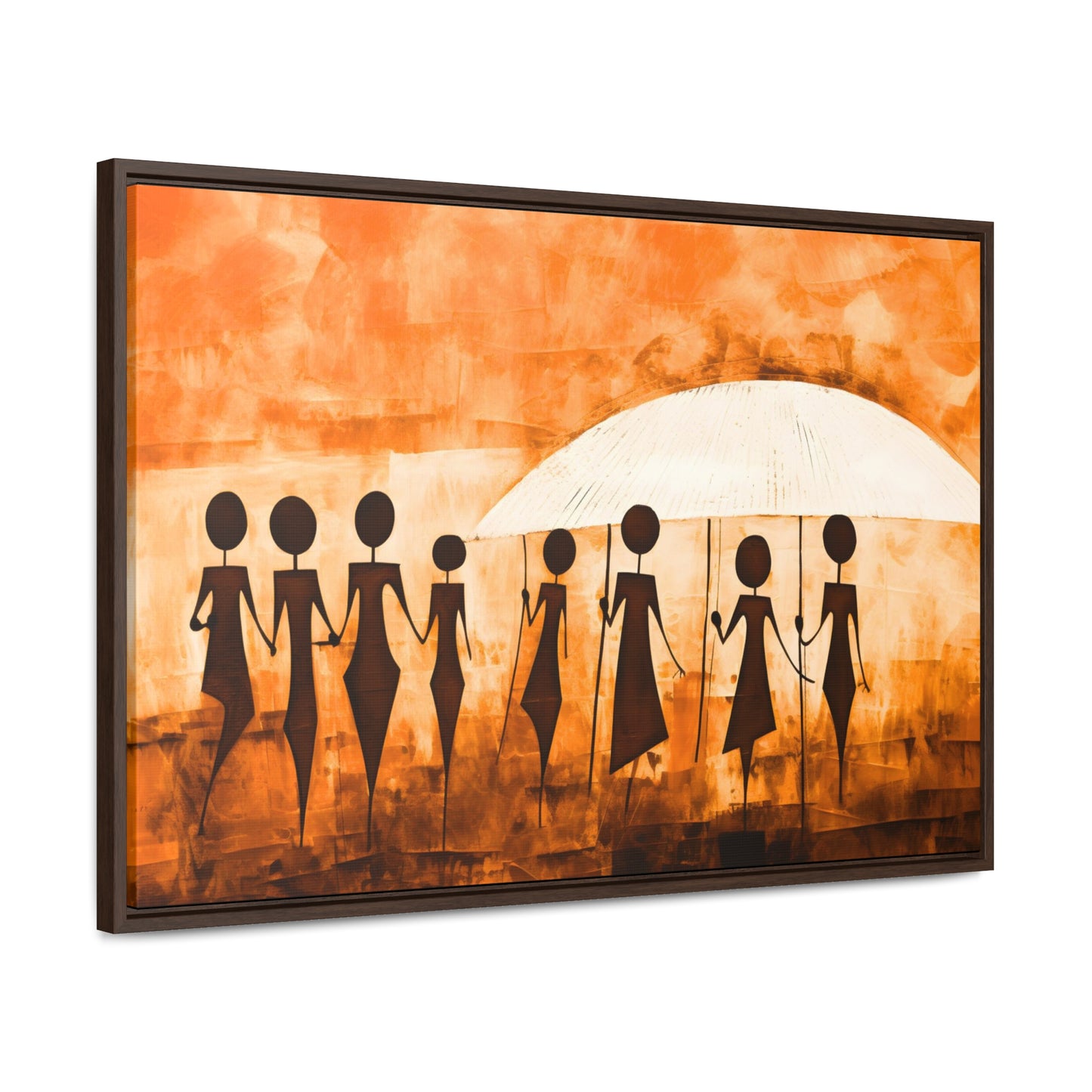 ስንቅ's Divine Design - Framed Canvas Wall Art