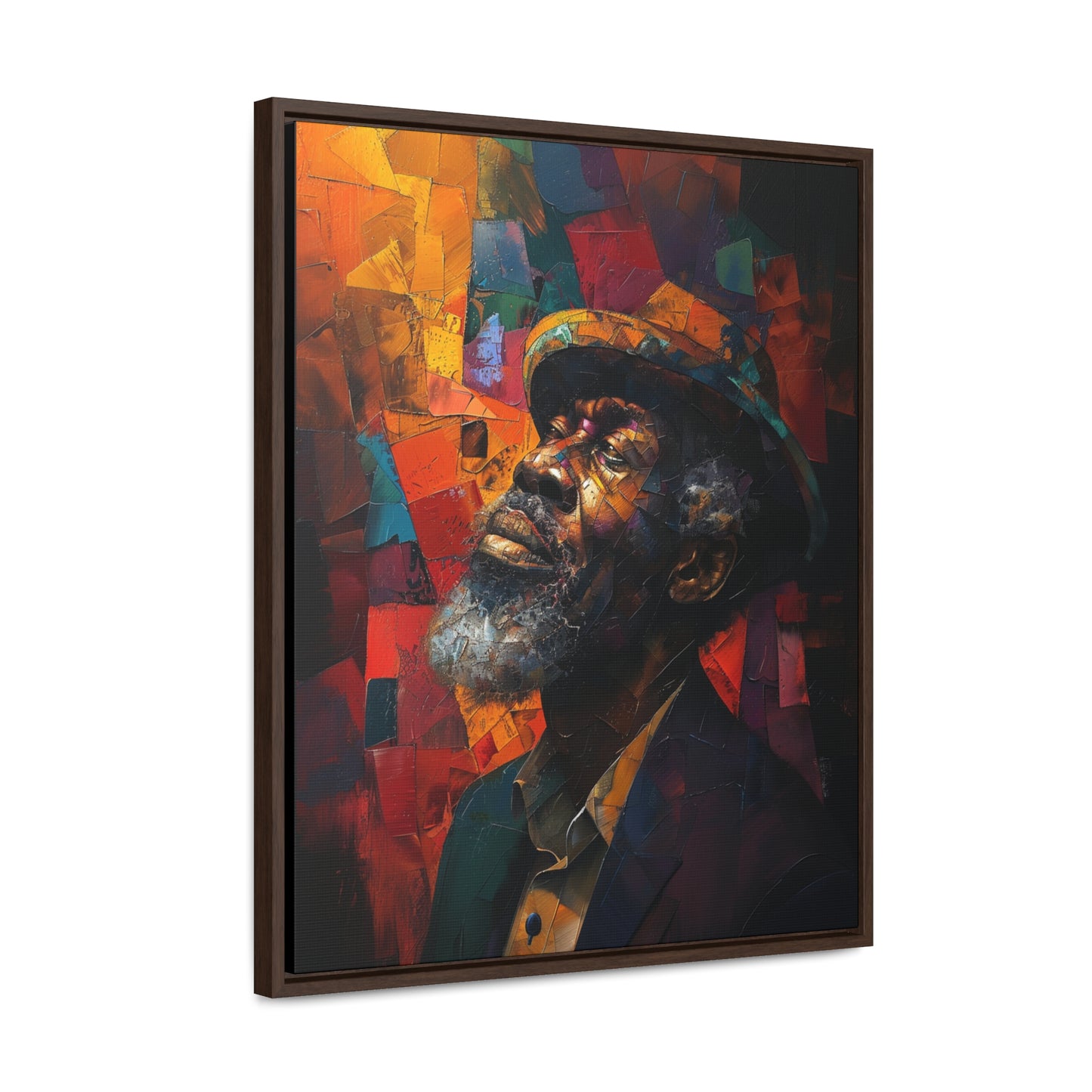 Gratitude's Whisper ተመስገን አምላኬ - Framed Canvas Wall Art