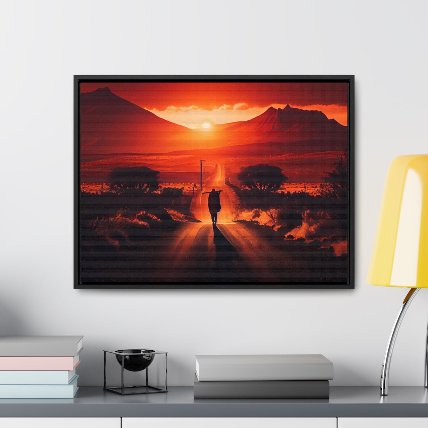 "Not without purpose" - Framed Canvas Wall Art